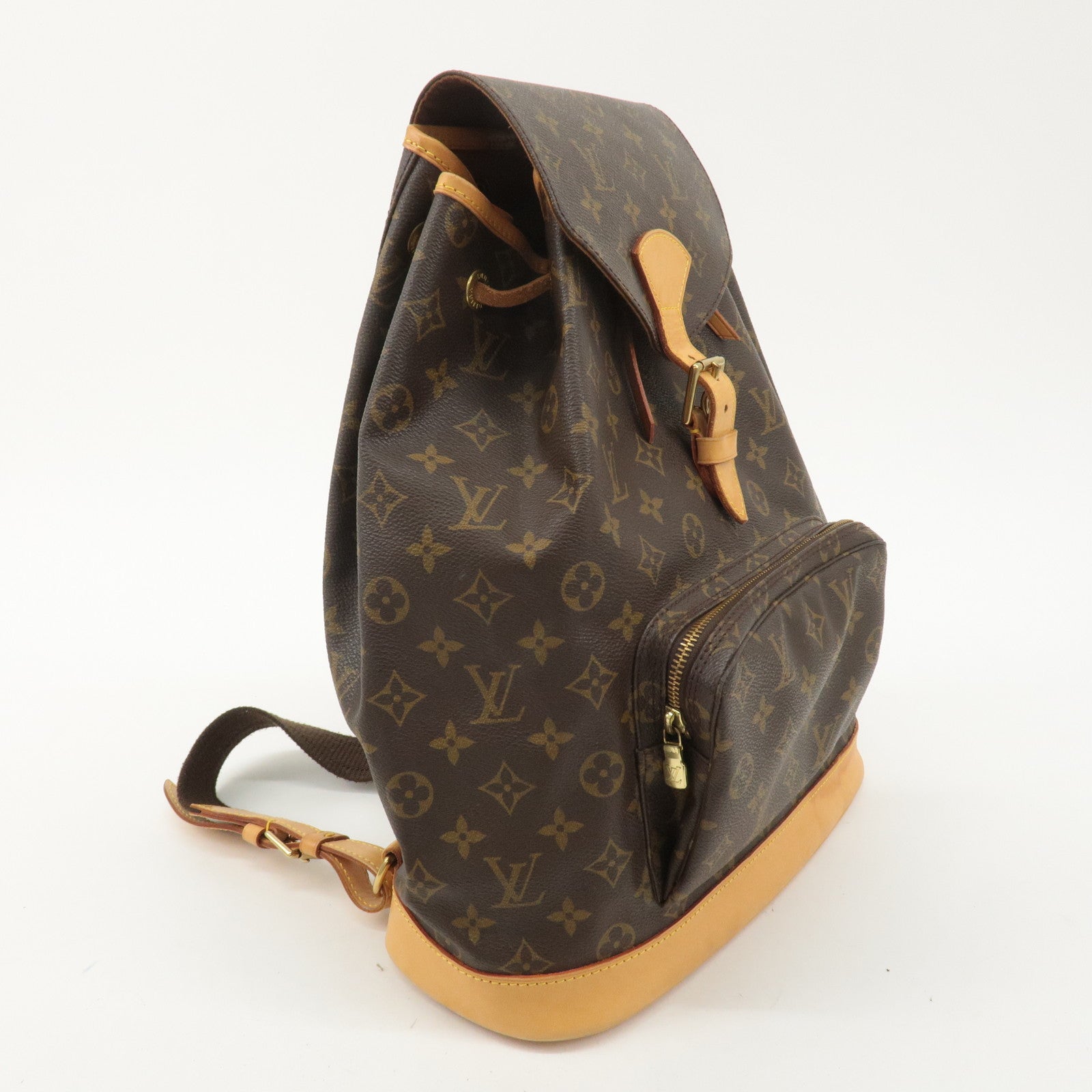 Louis Vuitton Monogram Montsouris GM Back Pack Brown M51135