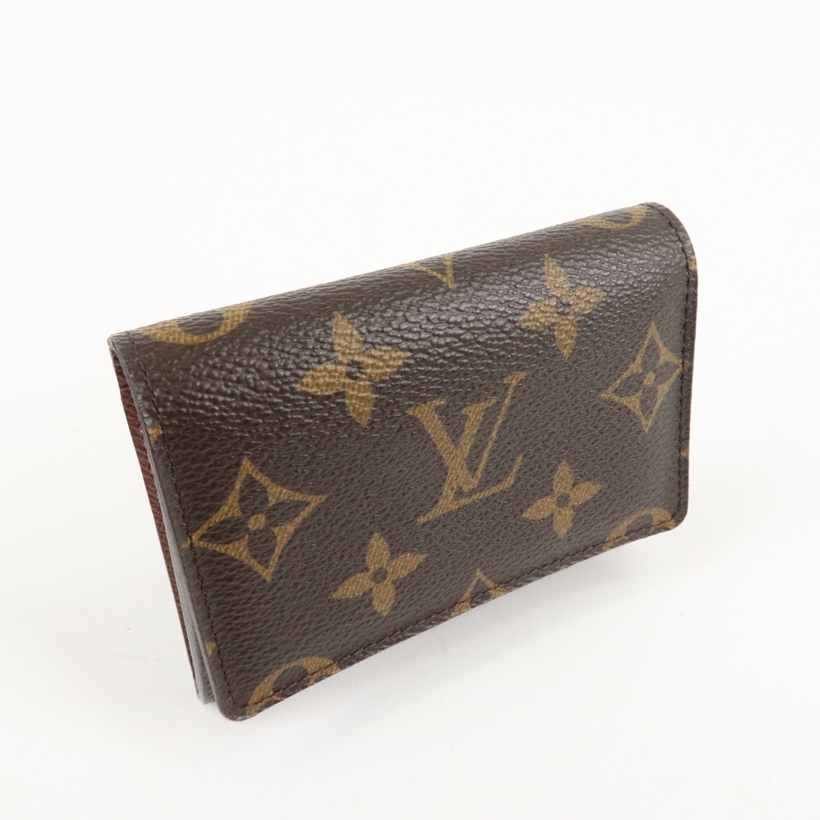 Louis Vuitton Monogram Enveloppe Carte de Visite Card Case M62920 Used