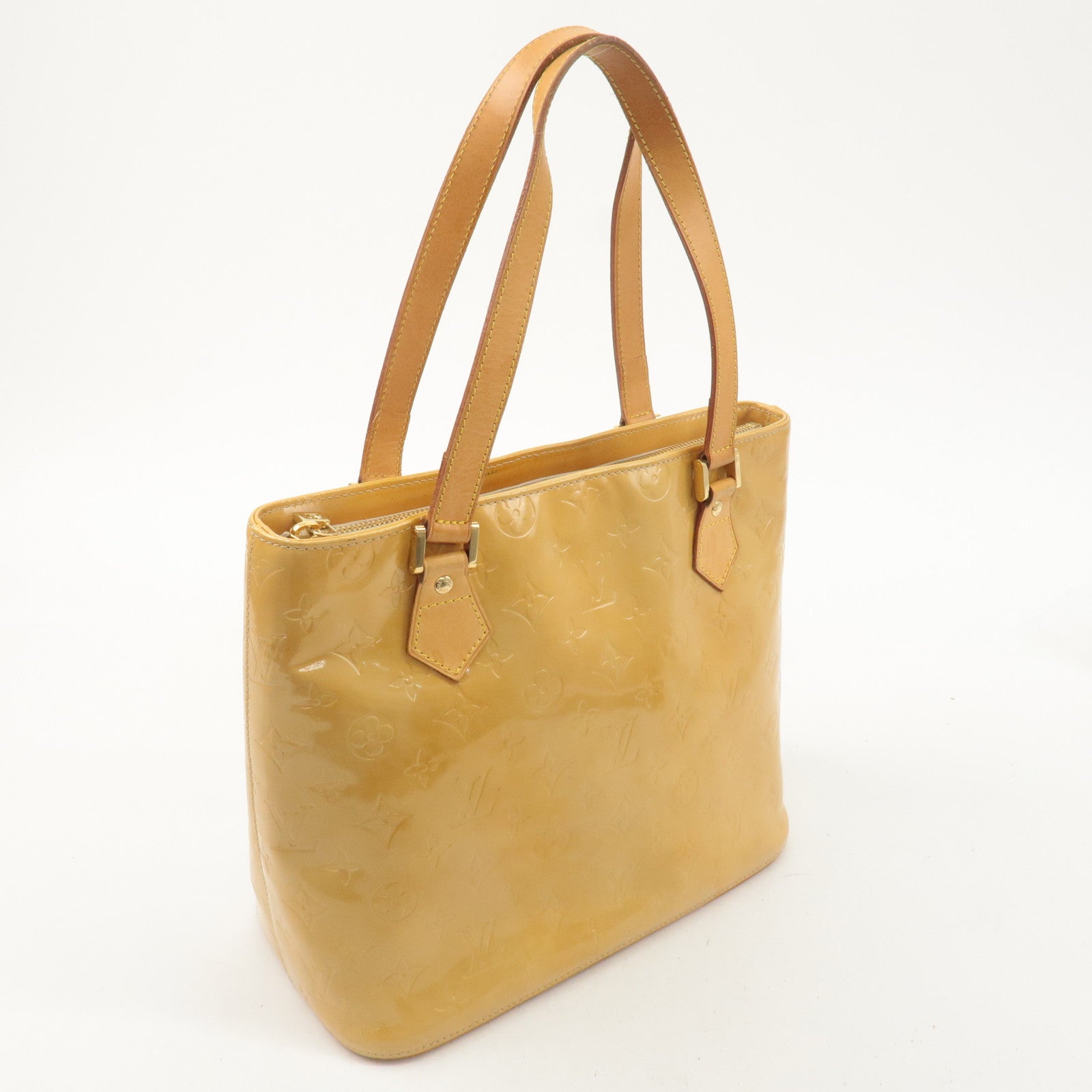 Louis Vuitton Monogram Vernis Houston Tote Bag Beige M91004