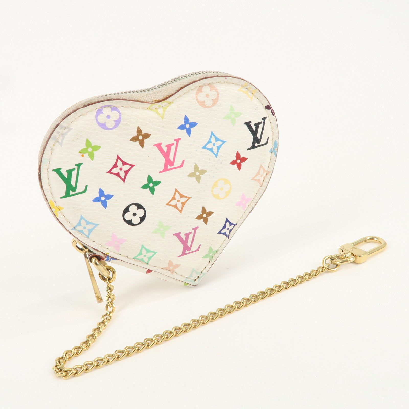 Louis Vuitton Monogram Multi Color Porte Monnaie Coeur M60040