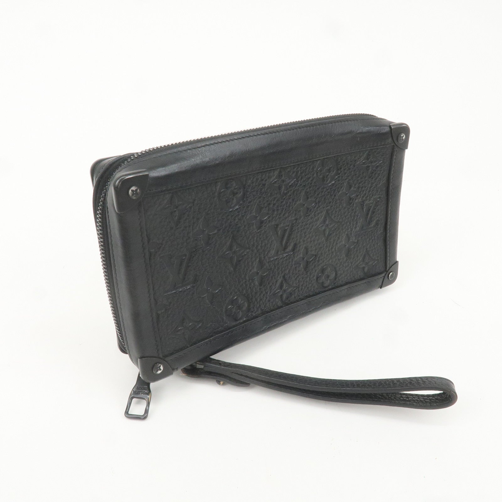 Louis Vuitton Monogram Soft Trunk Clutch Bag Noir M68986