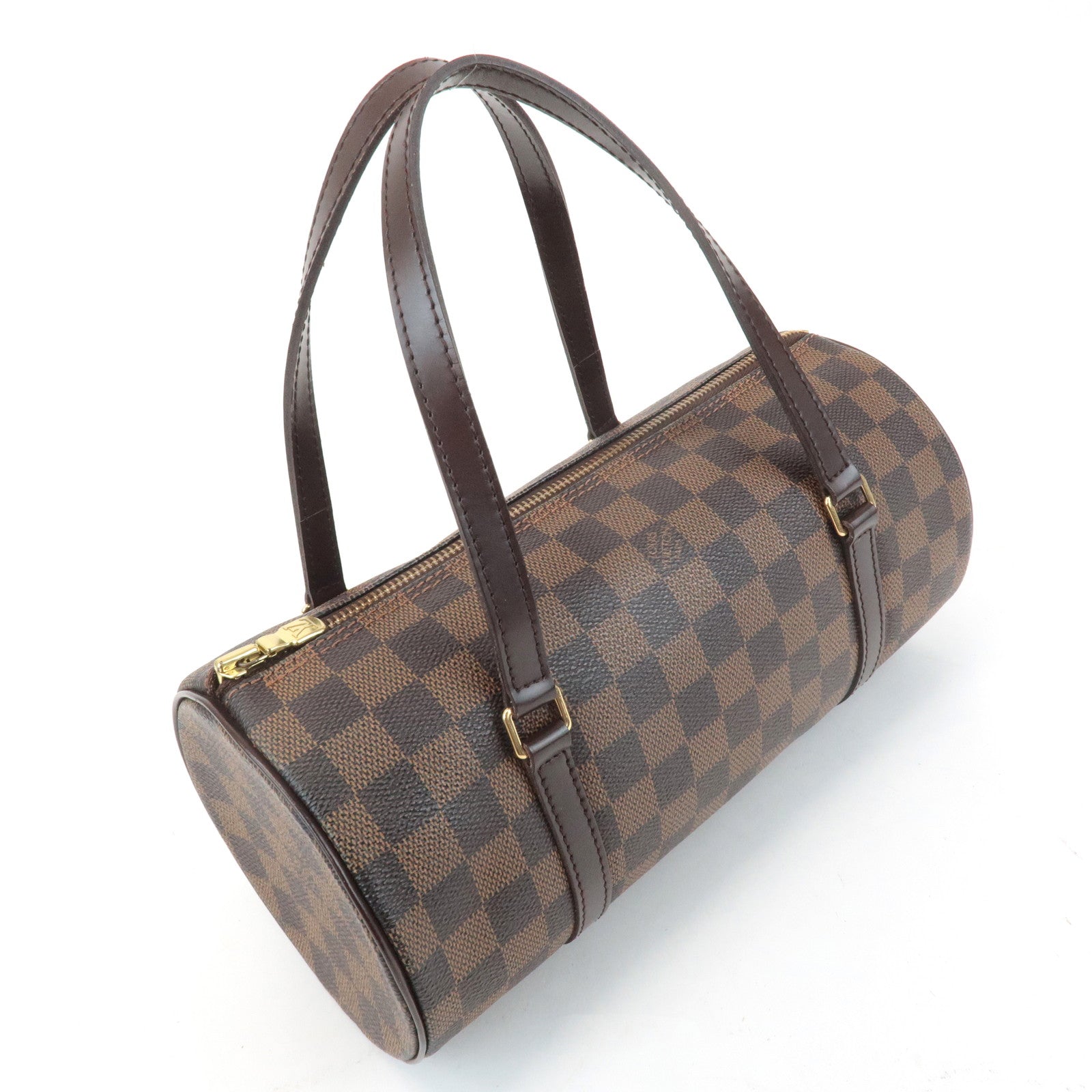 Louis Vuitton Damier Ebene Papillon 26 Hand Bag Brown N51304 Used