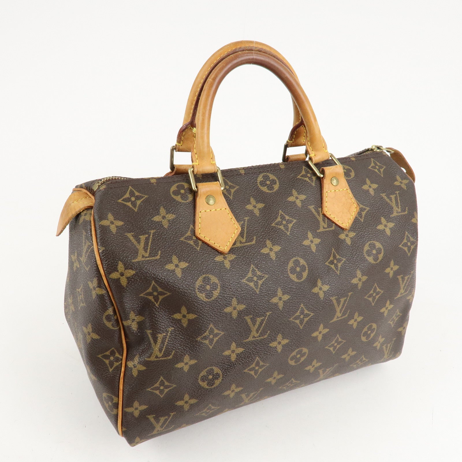 Louis Vuitton Monogram Speedy 30 Hand Bag Boston Bag M41526 Used