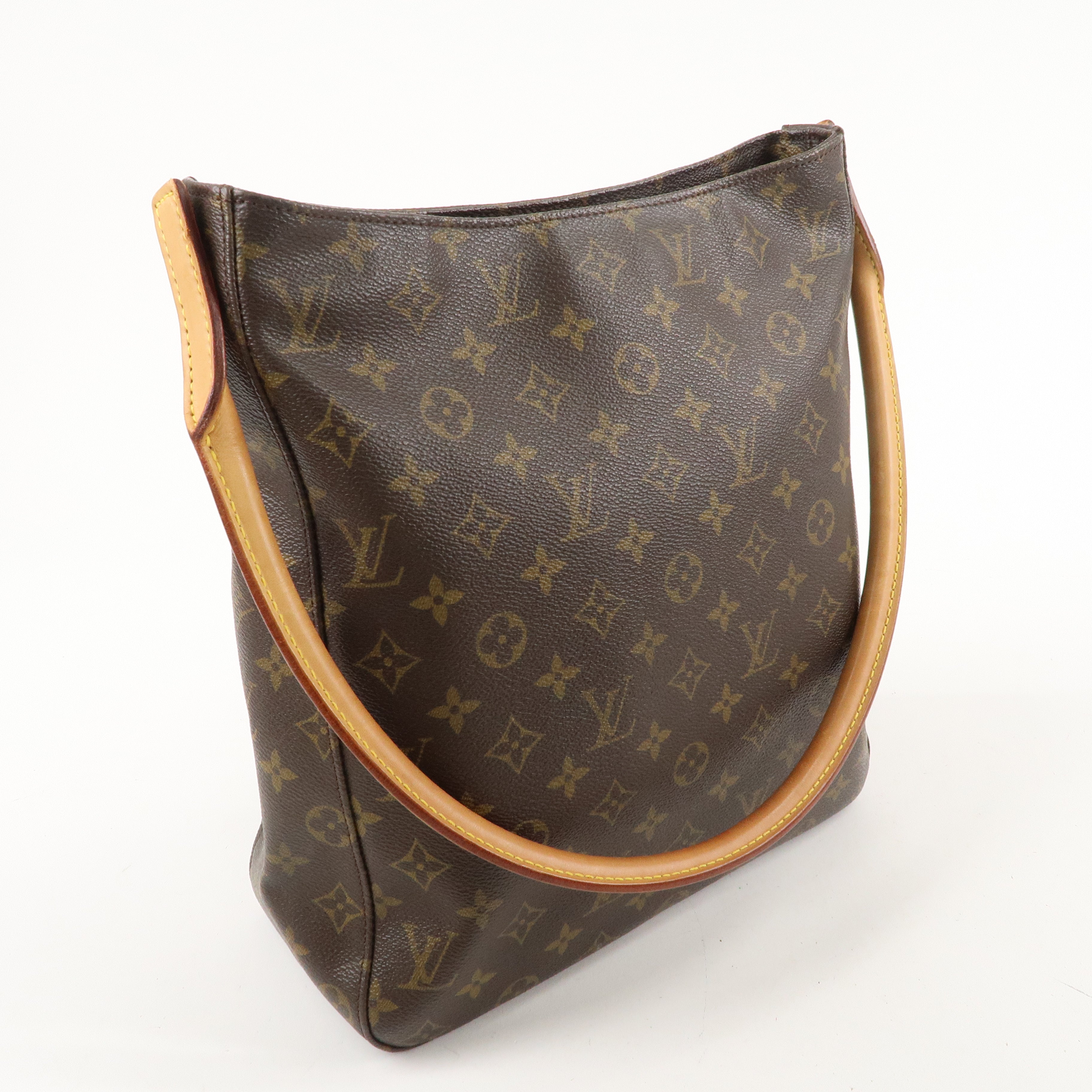 Louis Vuitton Monogram Looping GM Shoulder Bag Brown M51145