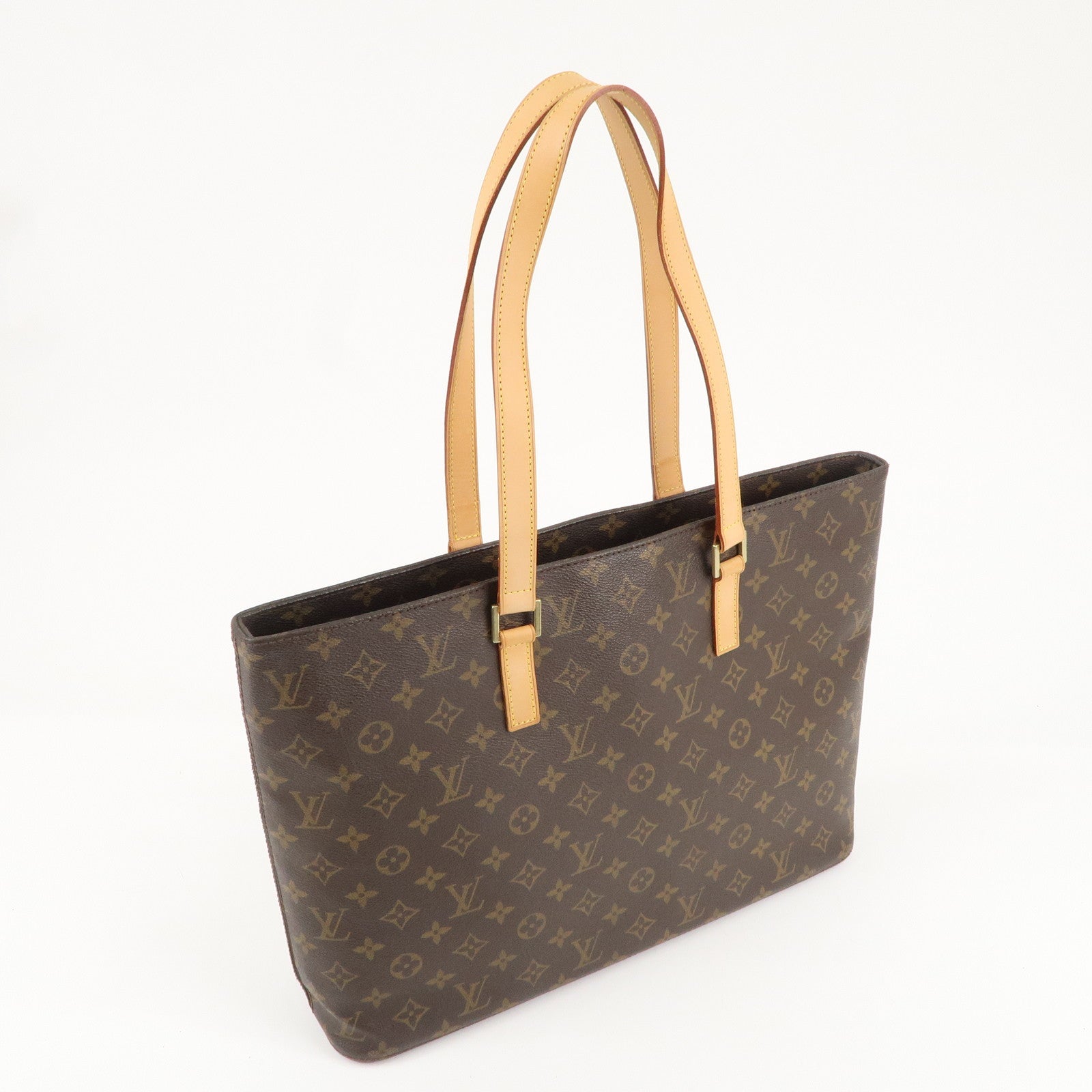 Louis Vuitton Monogram Luco Tote Bag Hand Bag Brown M51155