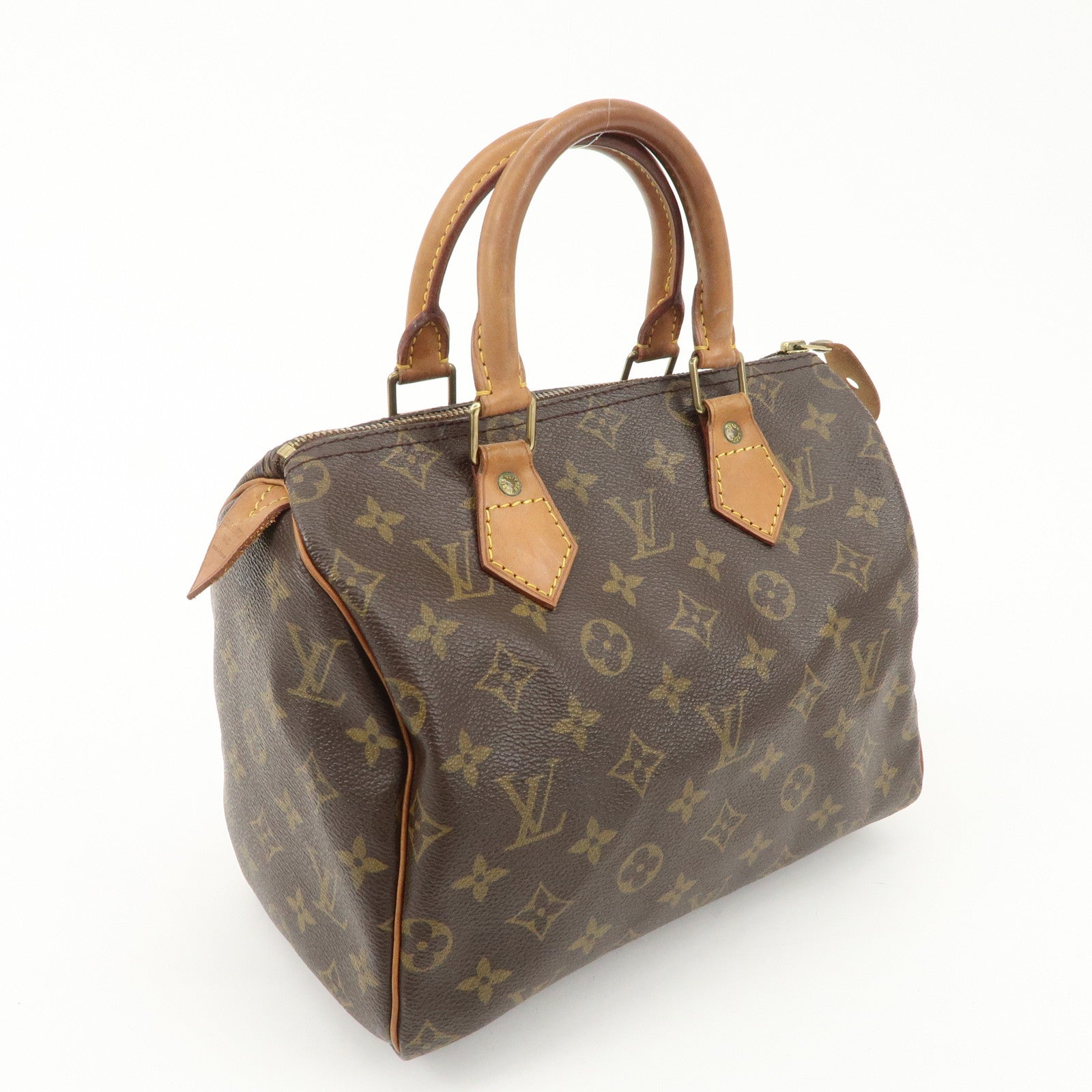 Louis Vuitton Monogram Speedy 25 Hand Bag Boston Bag M41528 Used