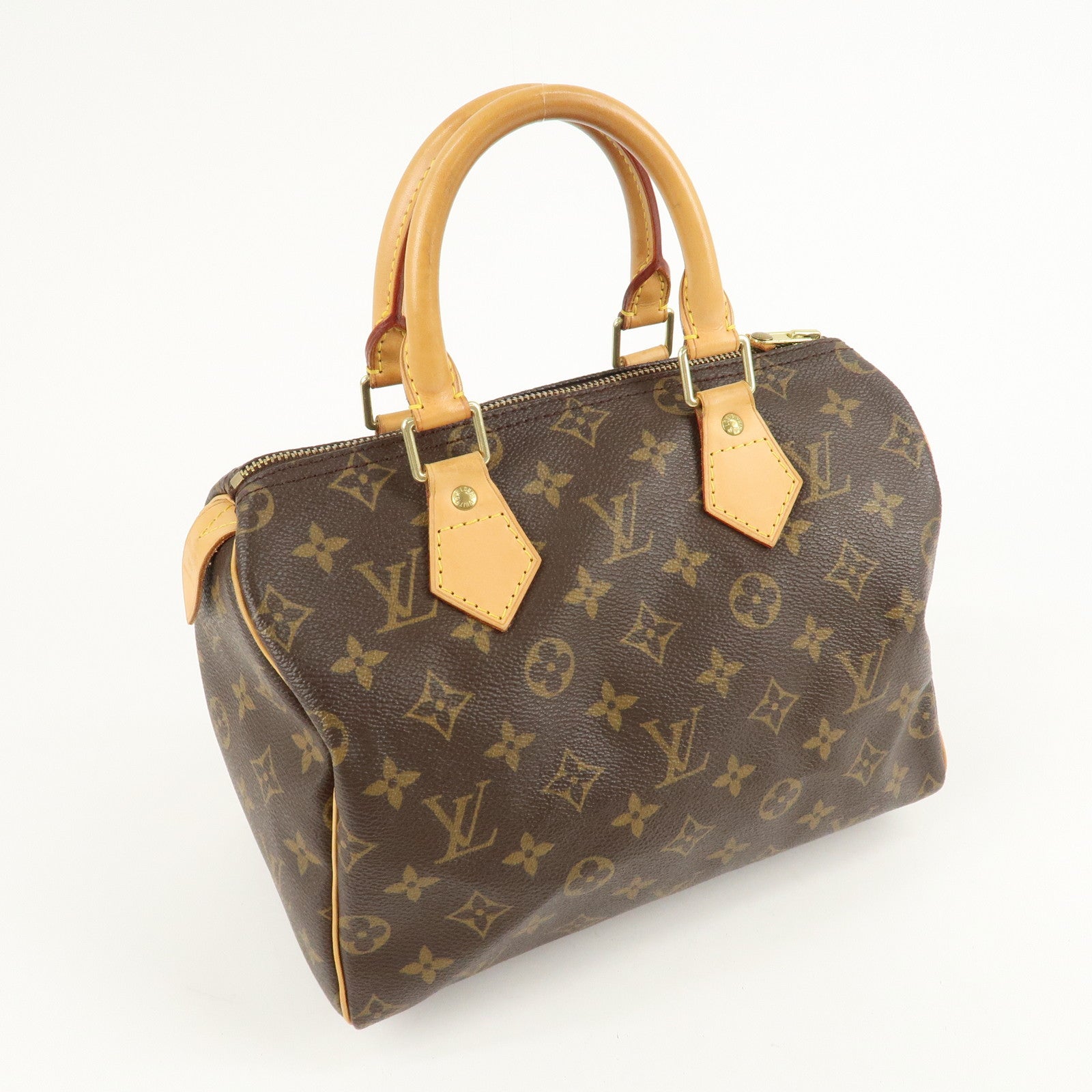 Louis Vuitton Monogram Speedy 25 Hand Bag Boston Bag M41528 Used