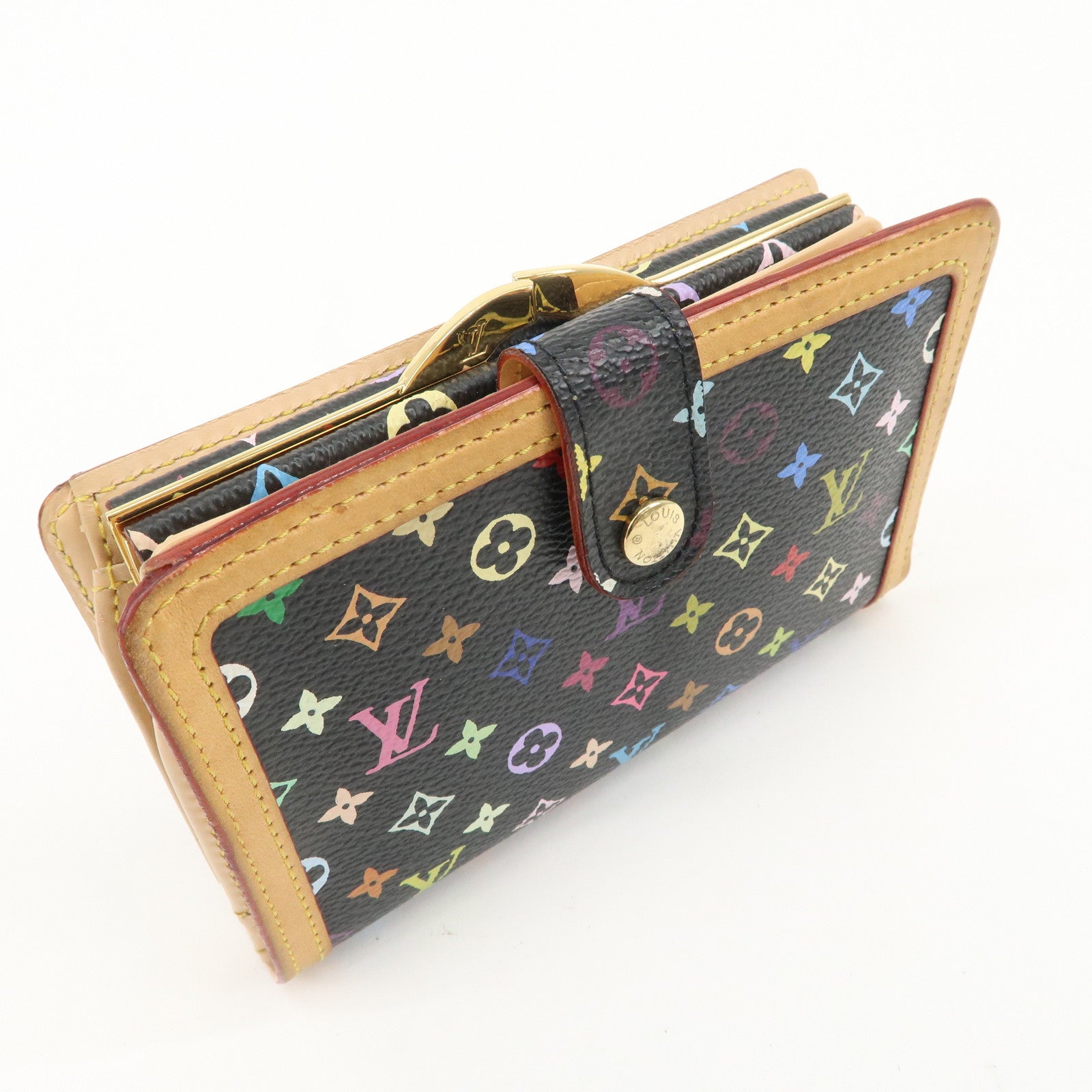 Louis Vuitton Monogram MultiColor Portefeuille Viennoi M92988 Used