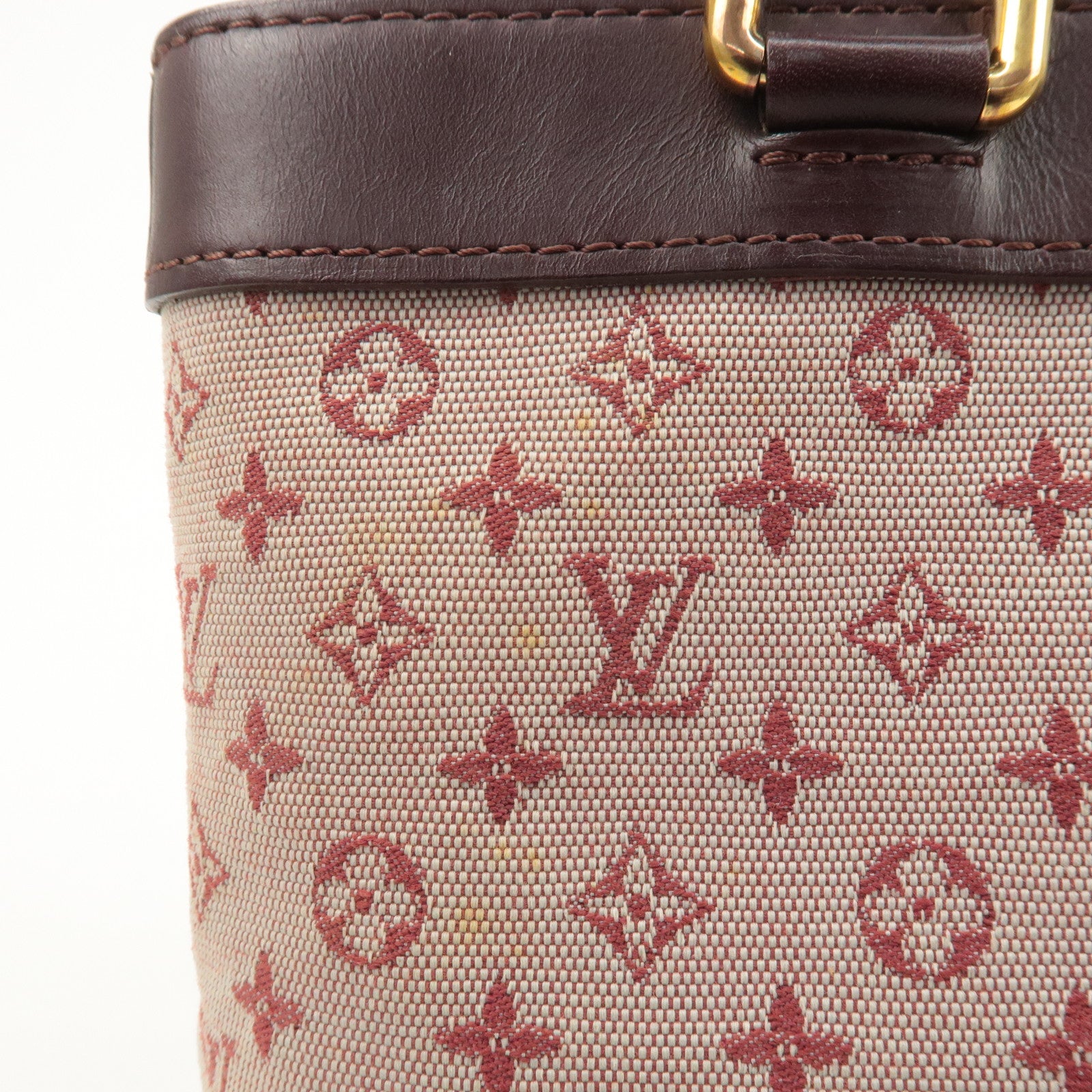 Louis Vuitton Monogram Mini Lucille PM Hand Bag Cerise M92678