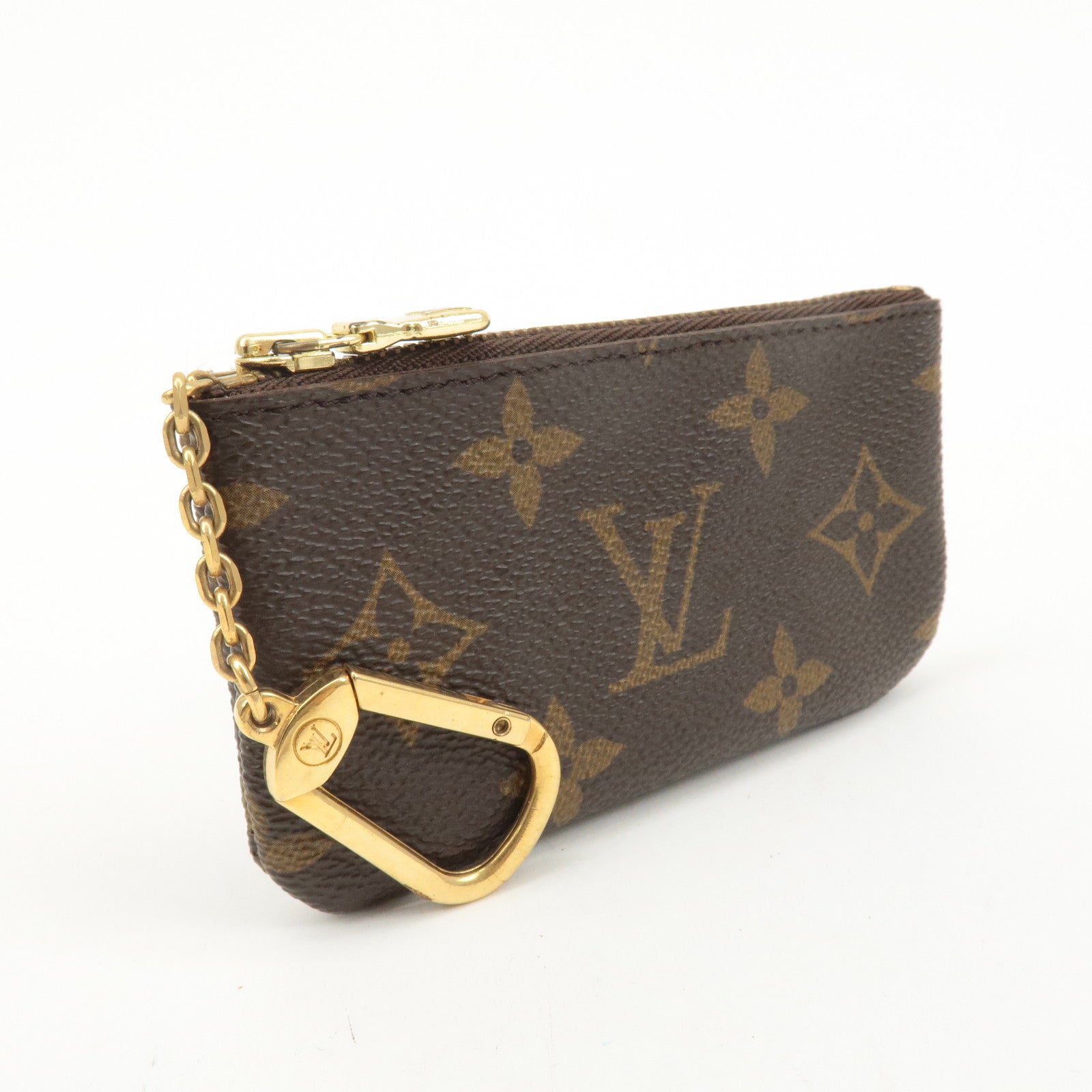 Louis Vuitton Monogram Pochette Cles Coin Case Key Case M62650