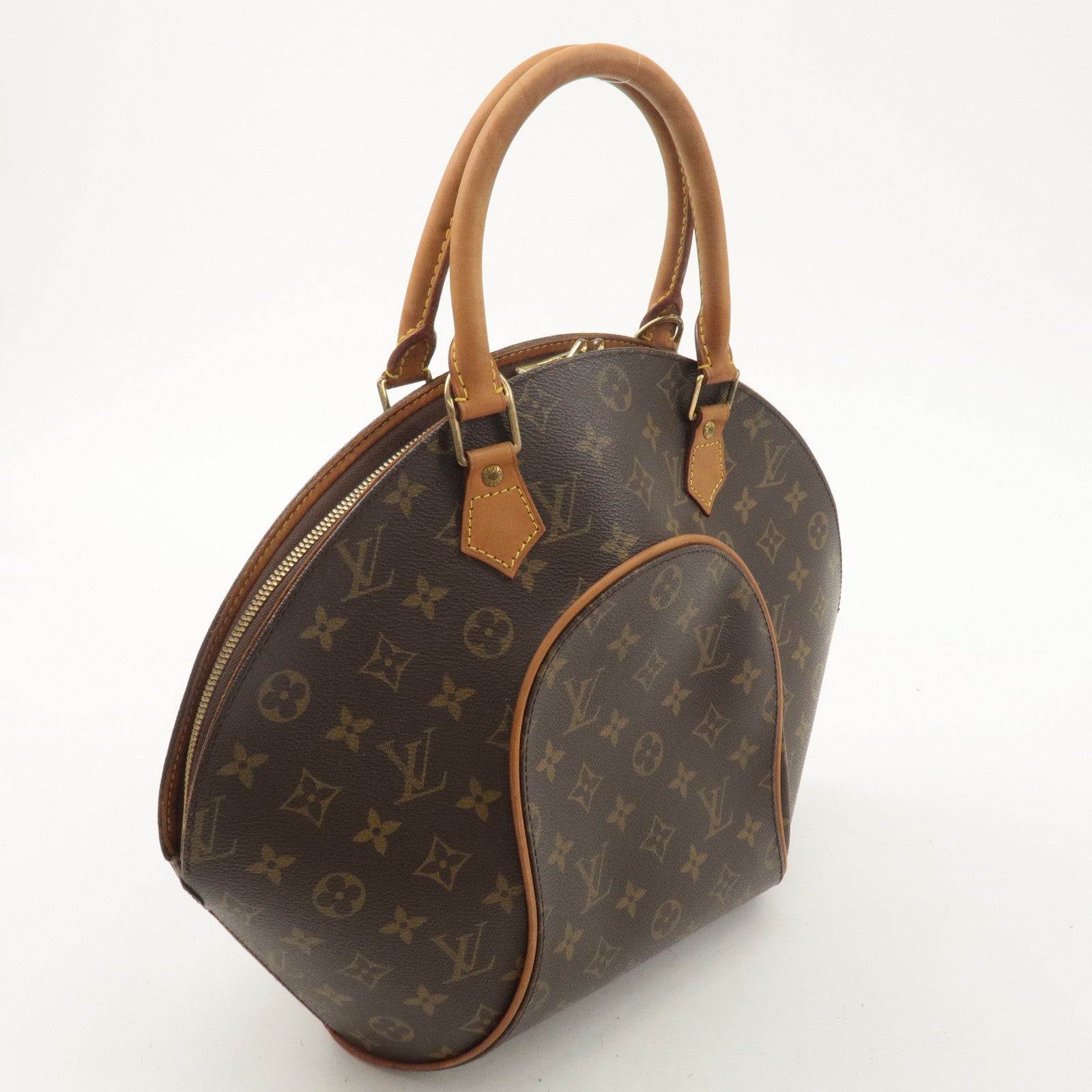 Louis Vuitton Monogram Ellipse MM Hand Bag Brown M51126