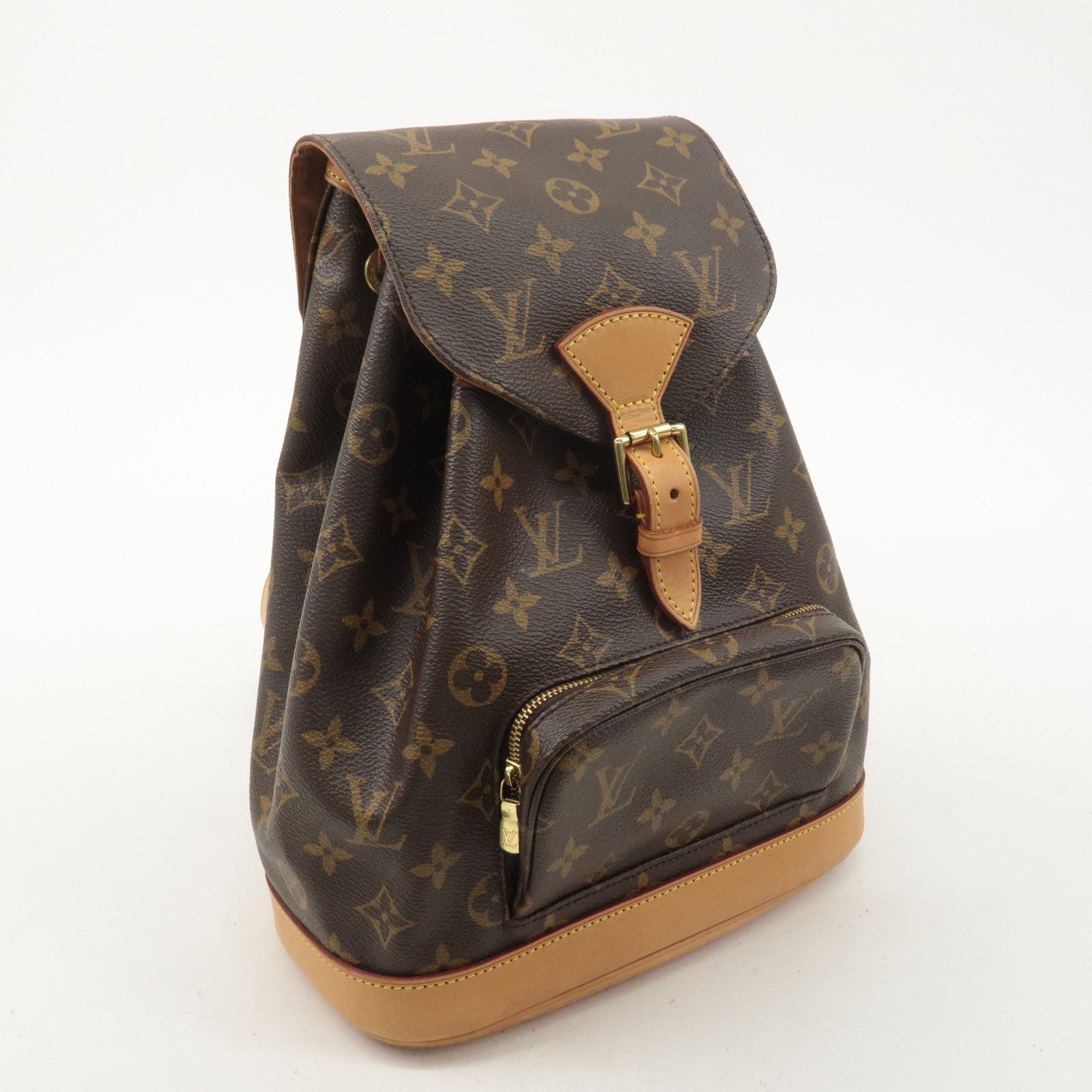 Louis Vuitton Monogram Montsouris MM Back Pack Bag M51136