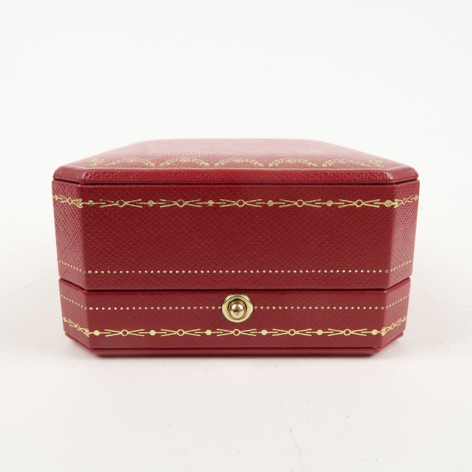 Cartier Set of 2 Pair Ring Box Display Box Jewelry Box Red