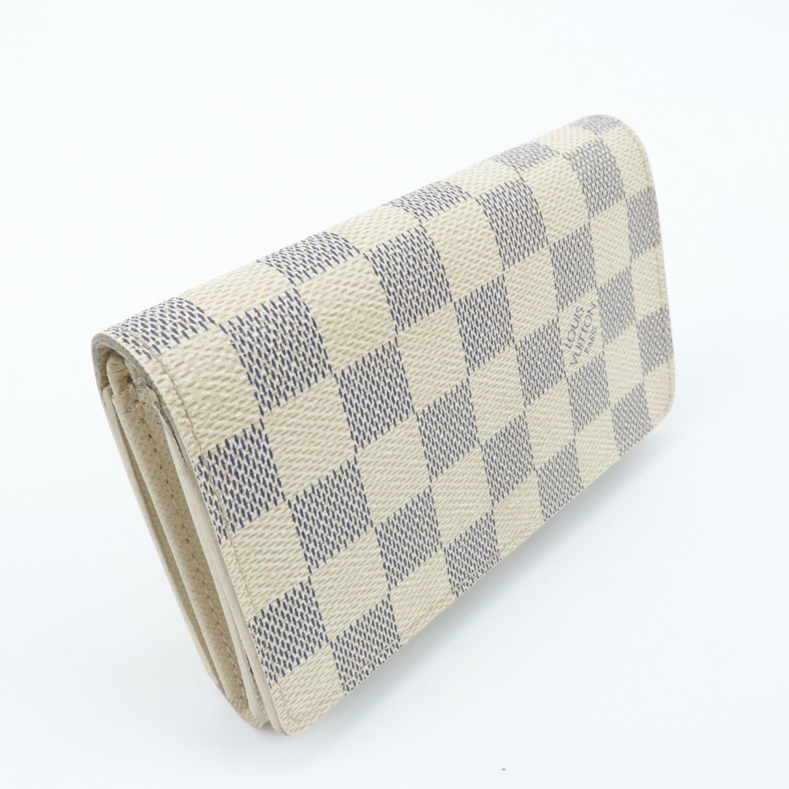 Louis Vuitton Azur Portefeuille Viennois Bifold Wallet N61744 Used