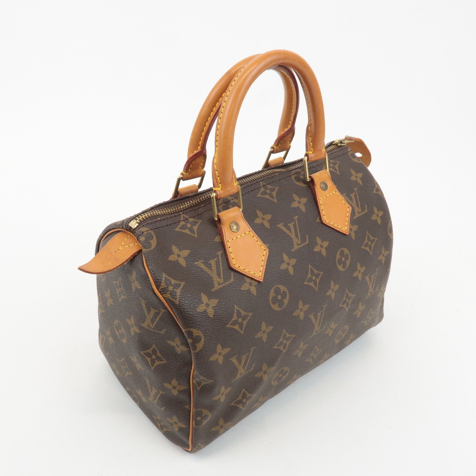 Louis Vuitton Monogram Speedy 25 Hand Bag Boston Bag M41528