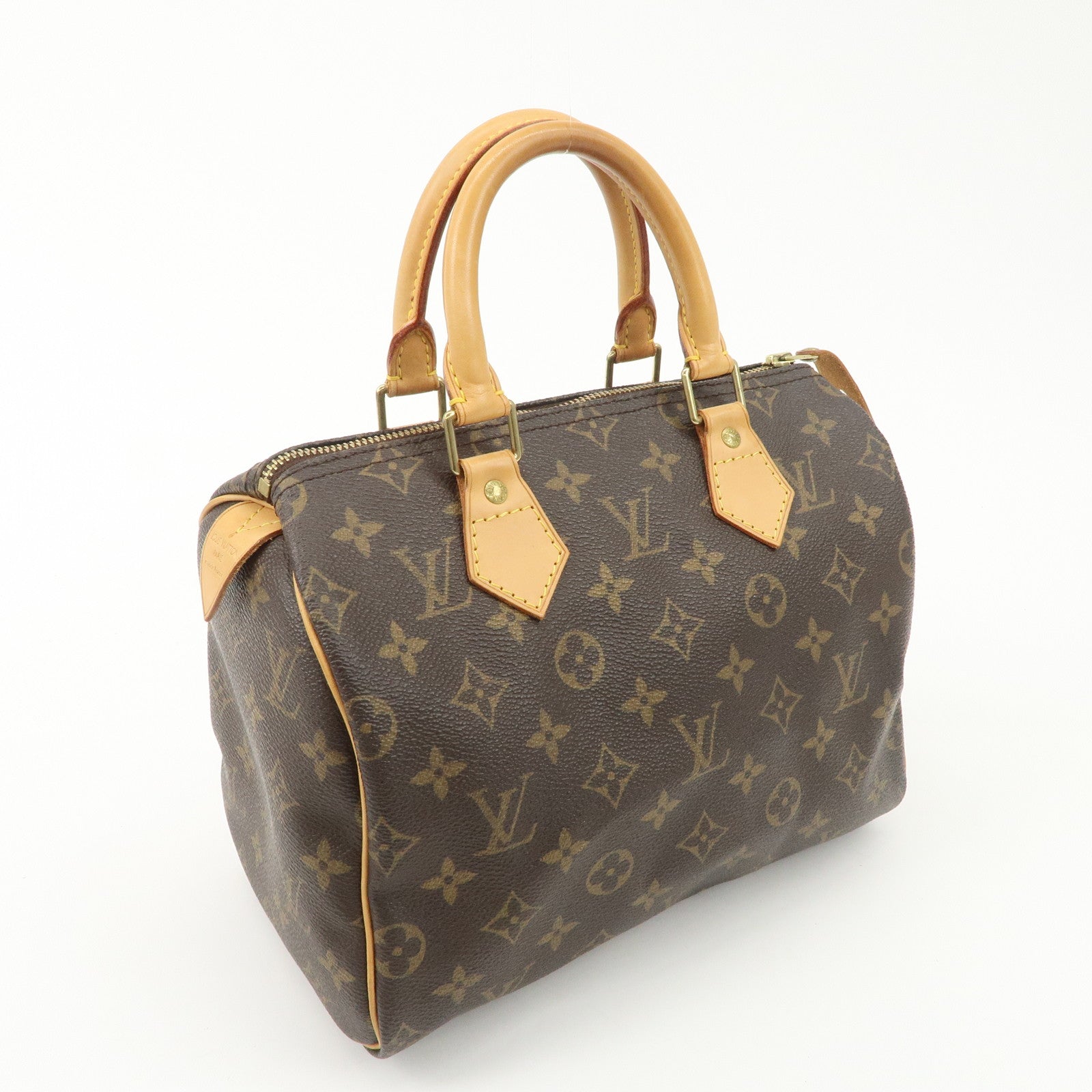 Louis Vuitton Monogram Speedy 25 Hand Bag Boston Bag M41528 Used