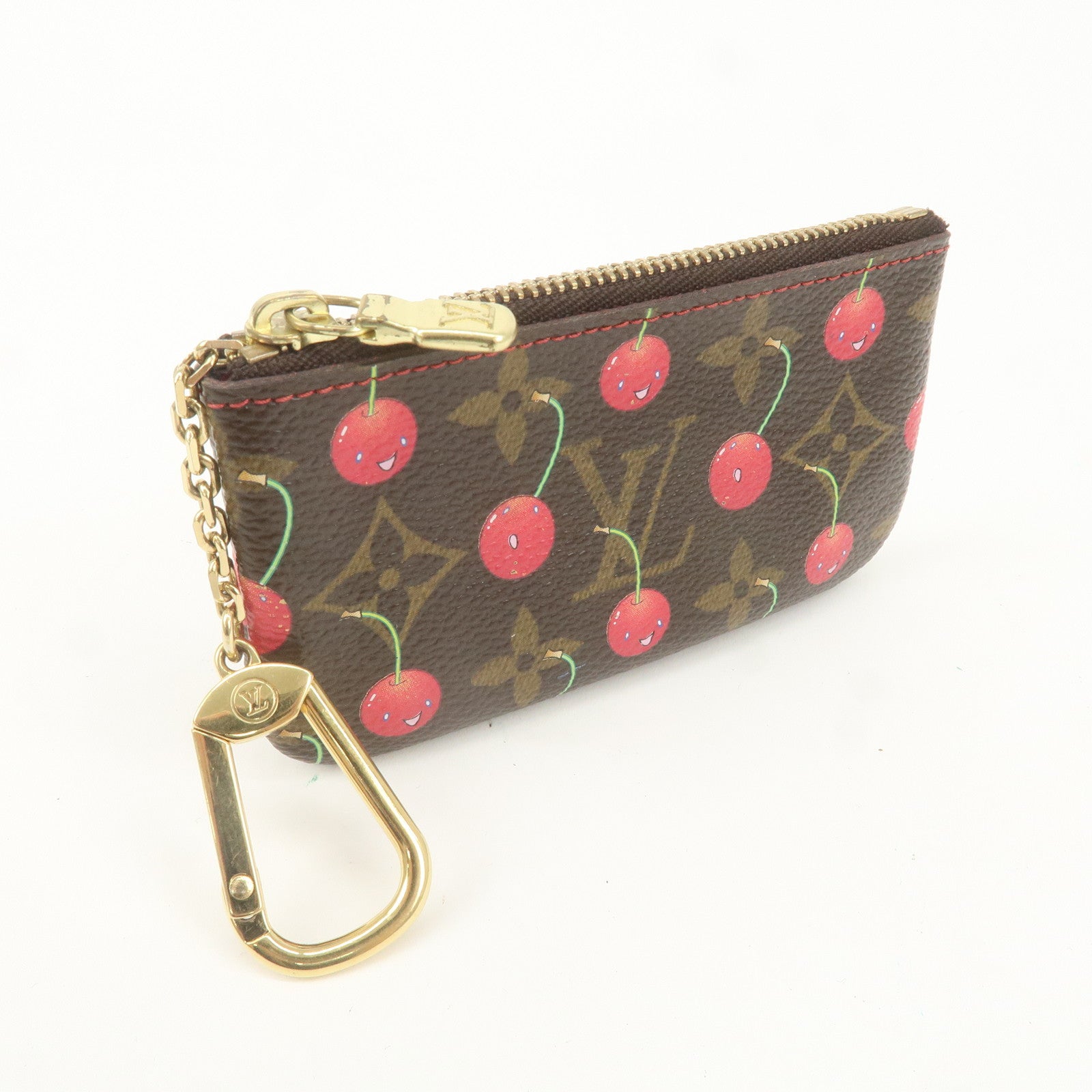 Louis Vuitton Murakami Cherry Pochette Cles Coin Case M95042