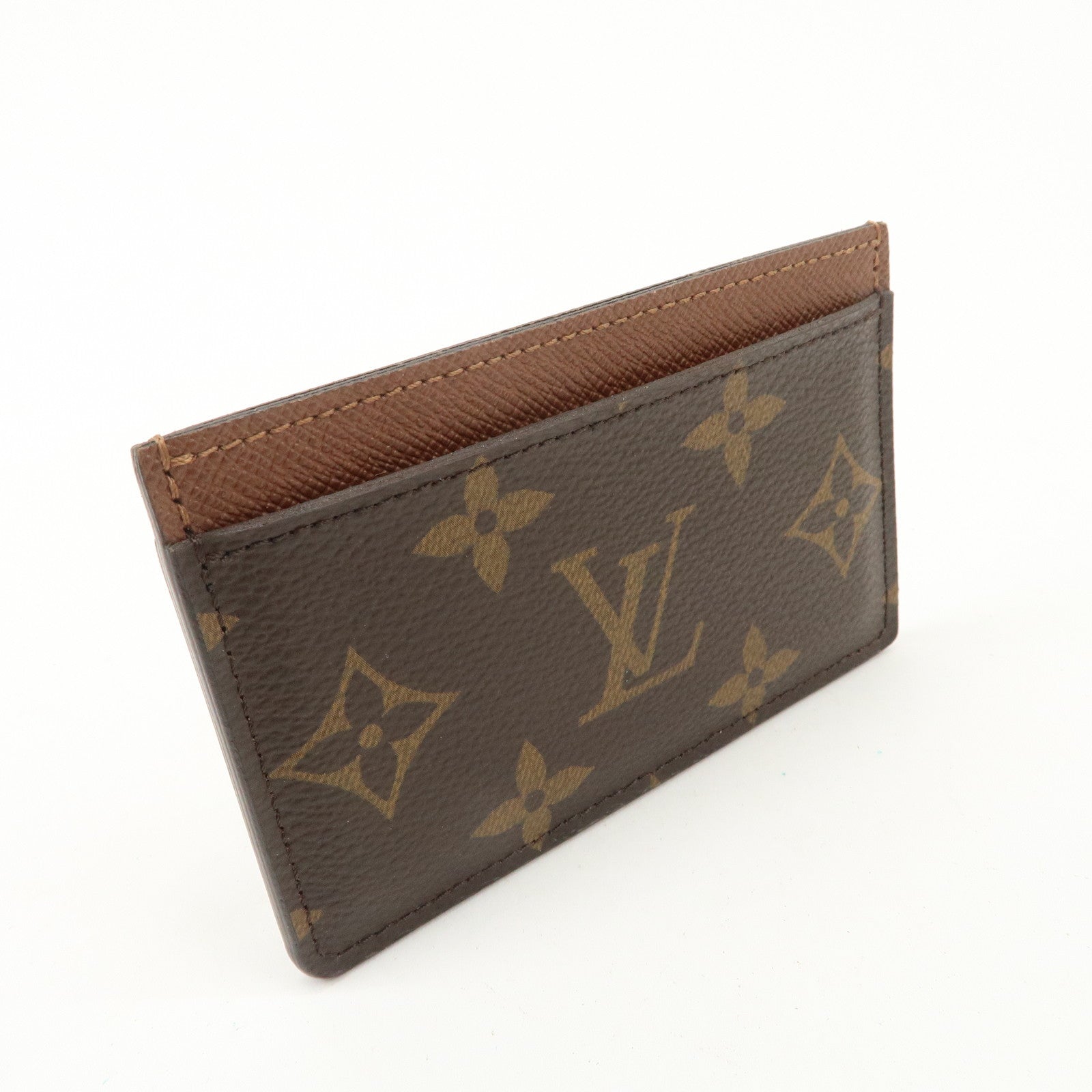 Louis Vuitton Monogram Porte Cartes Simple Card Case M61733 Used