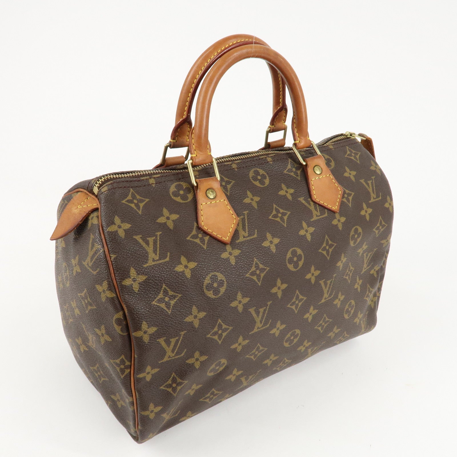 Louis Vuitton Monogram Speedy 30 Hand Bag Boston Bag M41526 Used