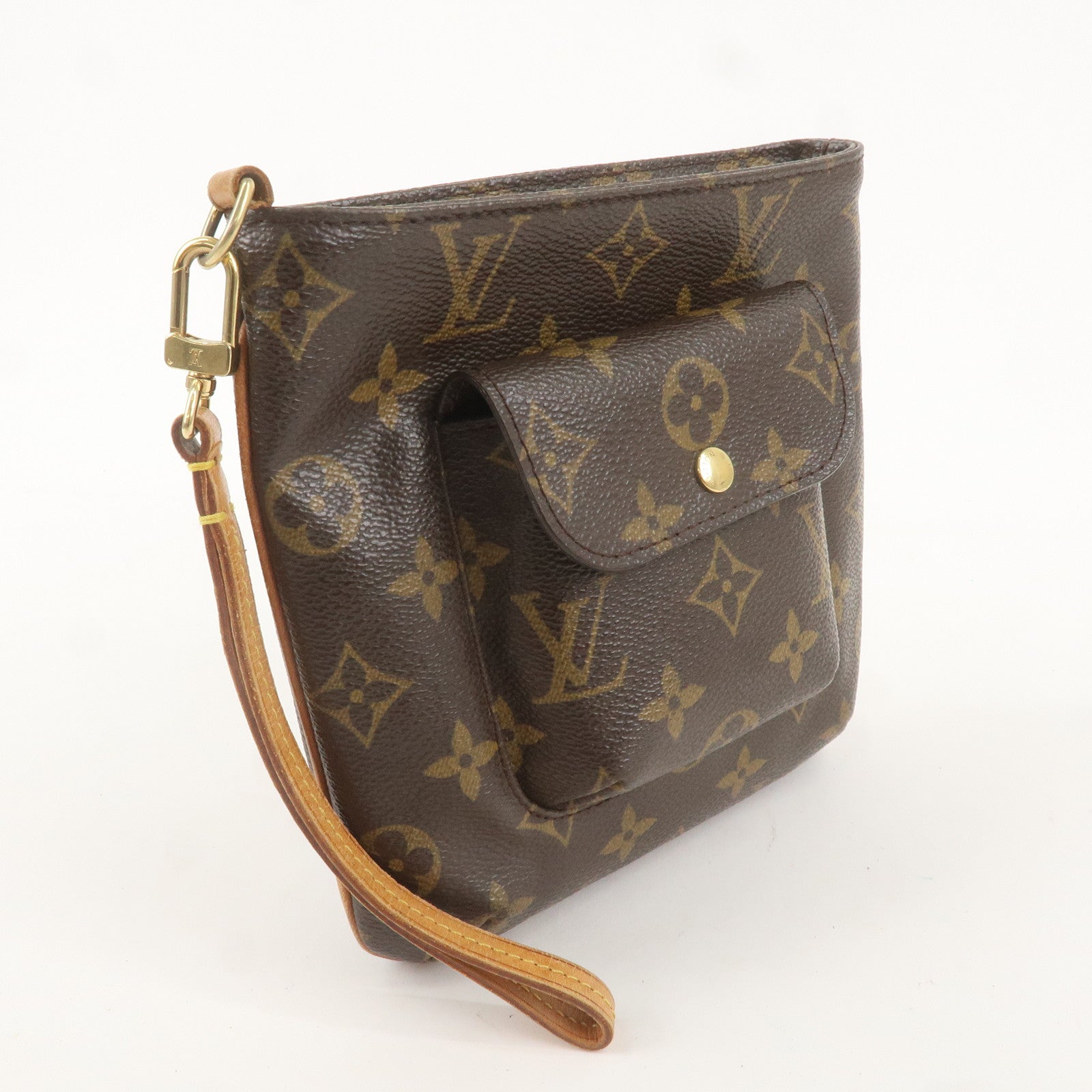 Louis Vuitton Monogram Partition Pouch Clutch Bag M51901