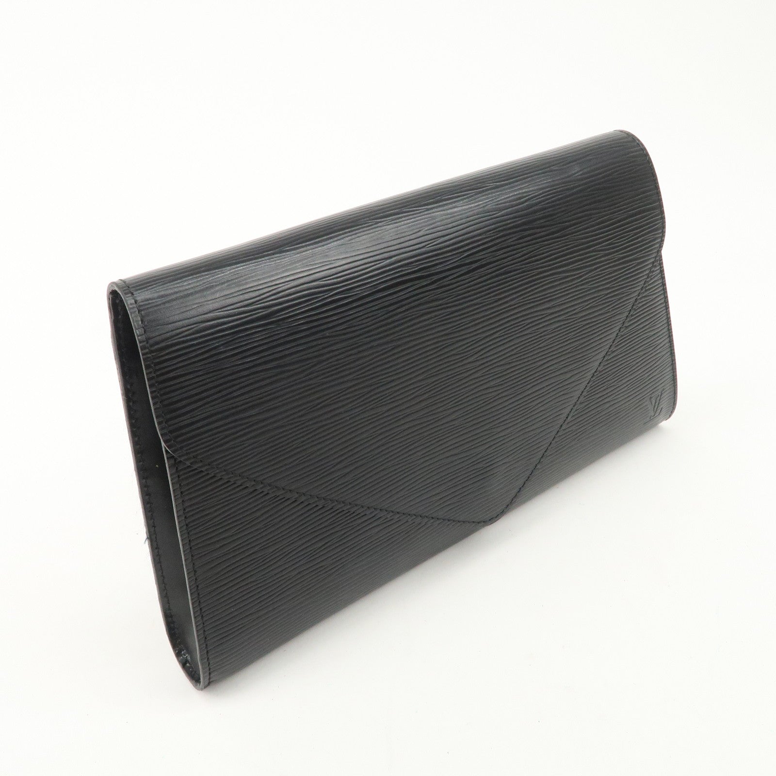 Louis Vuitton Epi Arts Deco Clutch Bag Purse Noir M52632