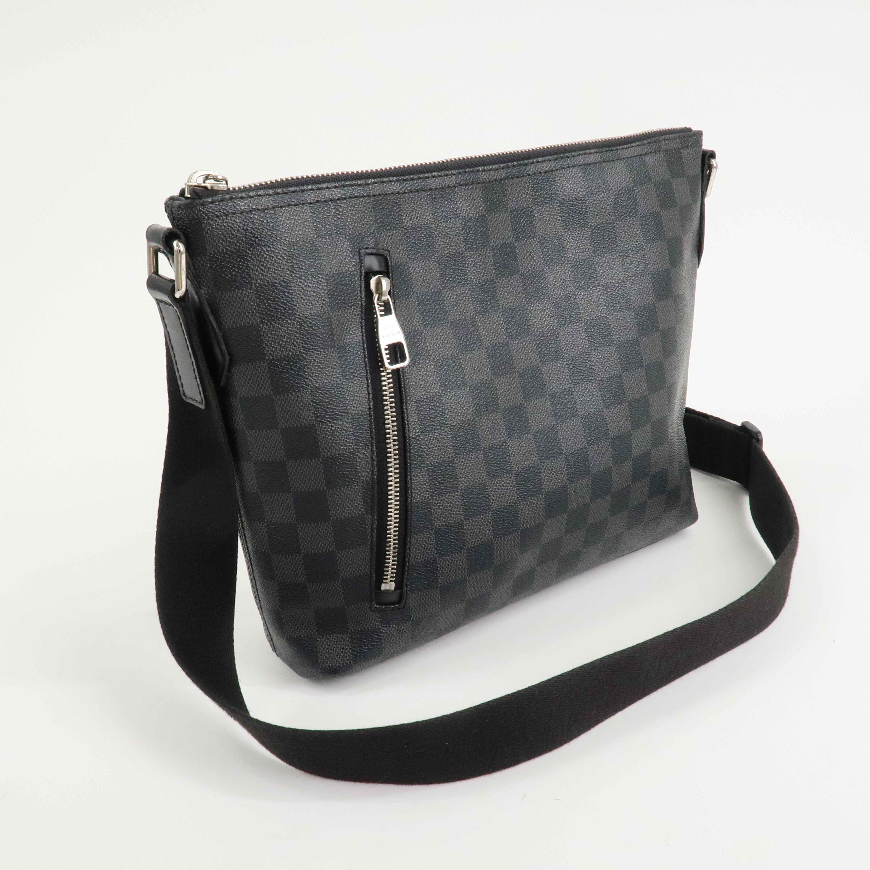 Louis Vuitton Damier Graphite Mick MM Shoulder Bag N41106 Used