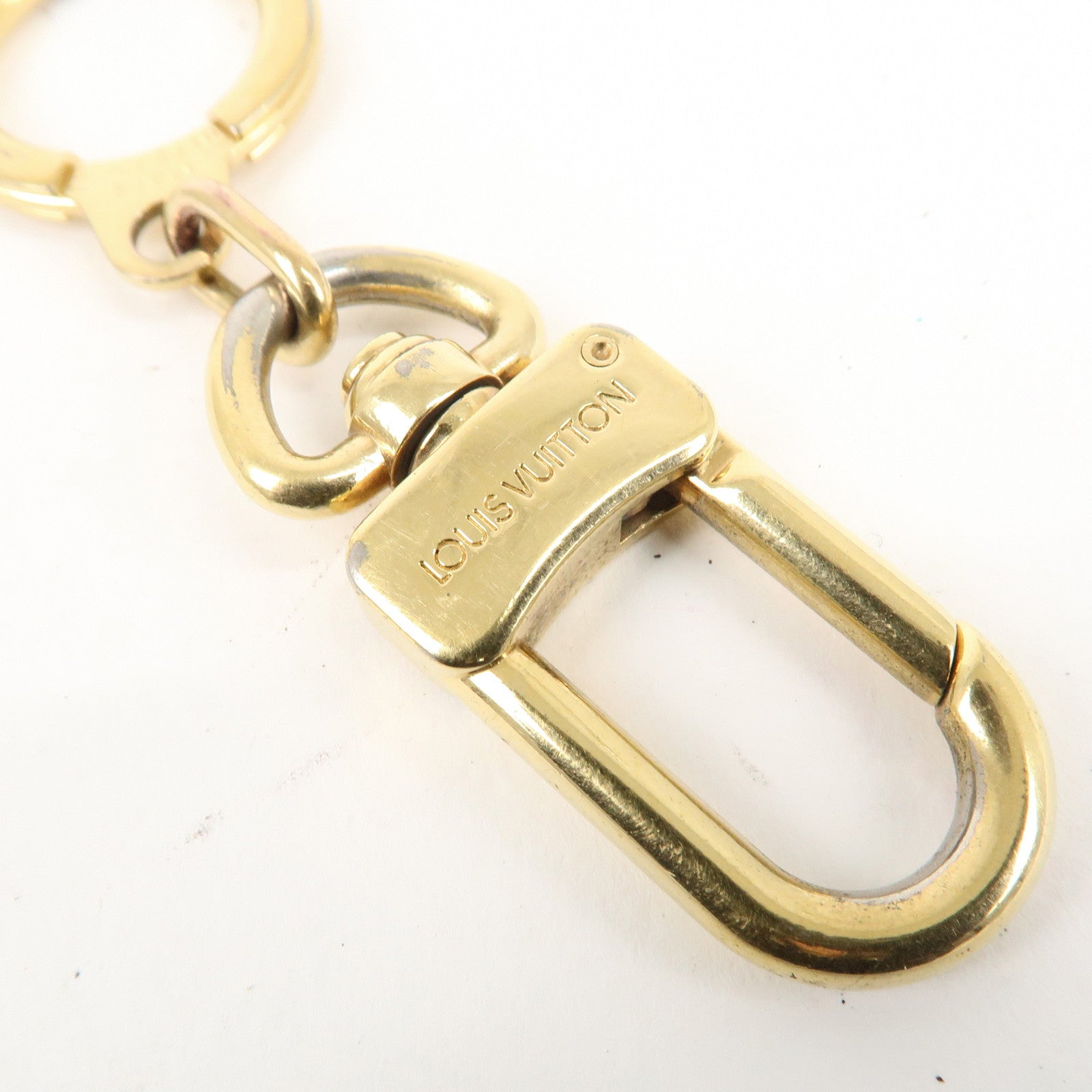 Louis Vuitton Set of 2 Ano Cles Key Chain Key Charm Gold M62694