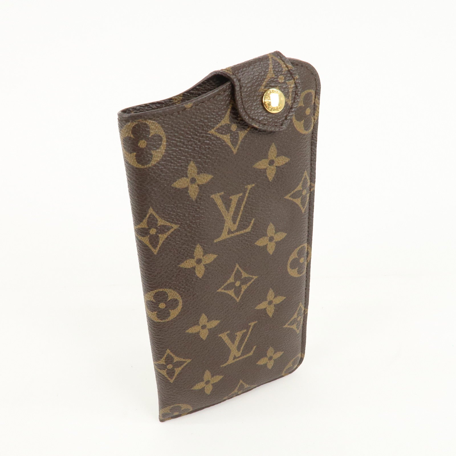 Louis Vuitton Monogram etui a lunettes MM Glasses Case M66544 Used