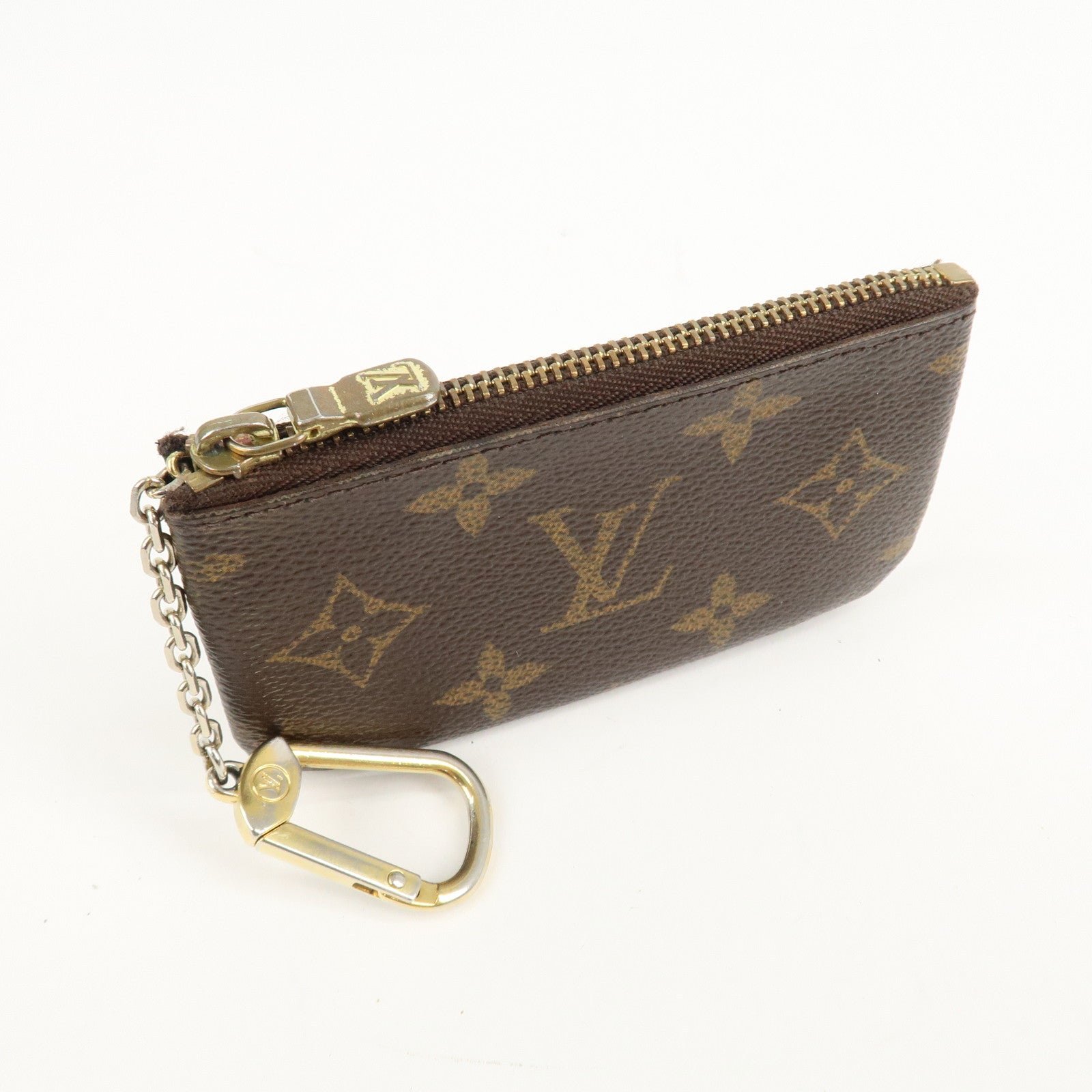 Louis Vuitton Monogram Pochette Cles Coin Case Key Case M62650 Used