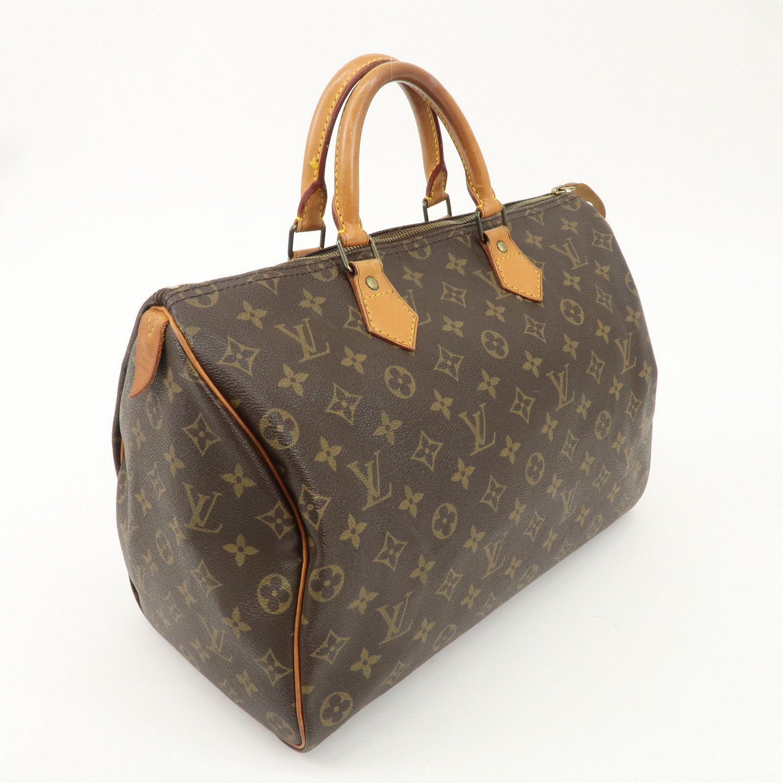 Louis Vuitton Monogram Speedy 35 Hand Bag Boston Bag M41524