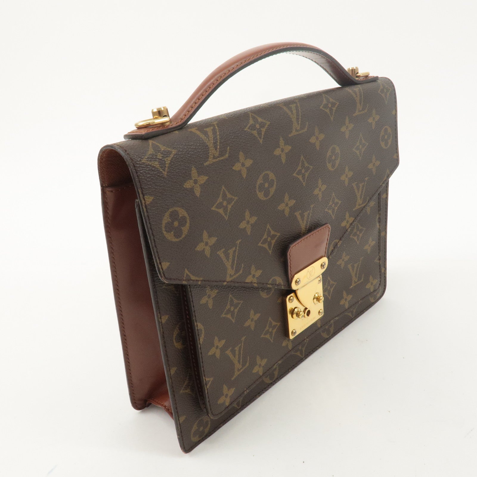 Louis Vuitton Monogram Monceau 28 Hand Bag Brief Case M51185