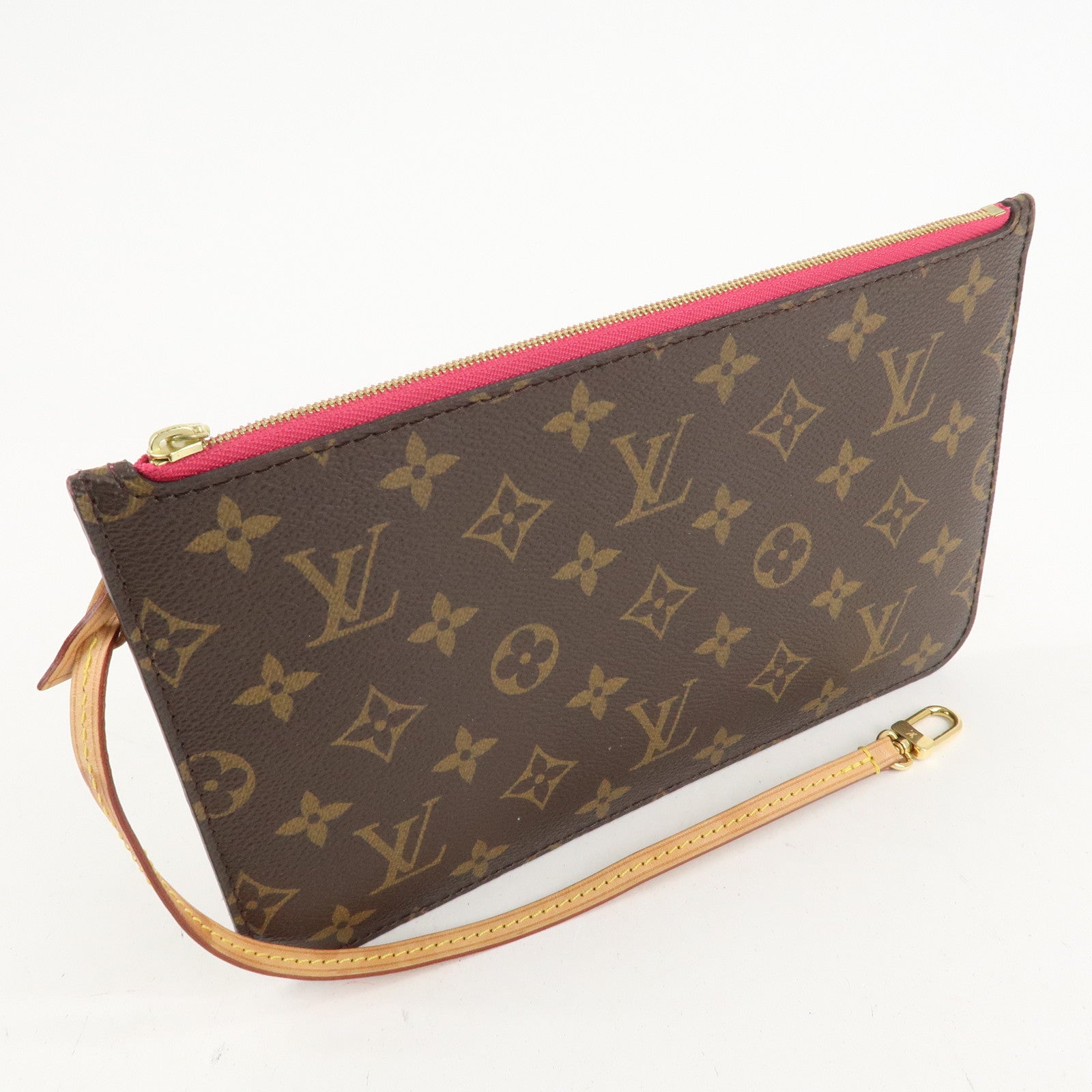 Louis Vuitton Monogram Pouch for Neverfull MM Brown Used