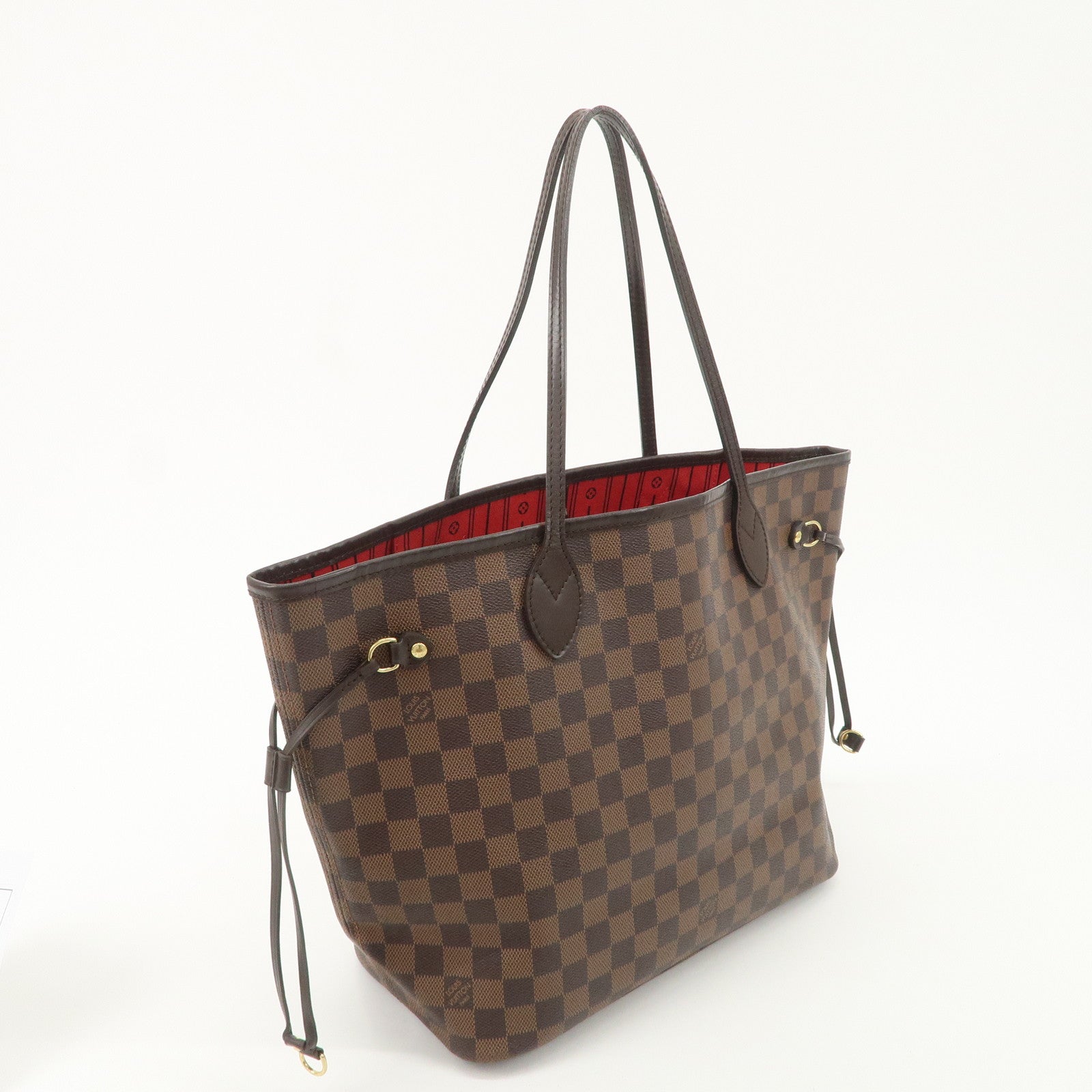 Louis Vuitton Damier Neverfull MM Tote Bag Hand Bag N51105 Used