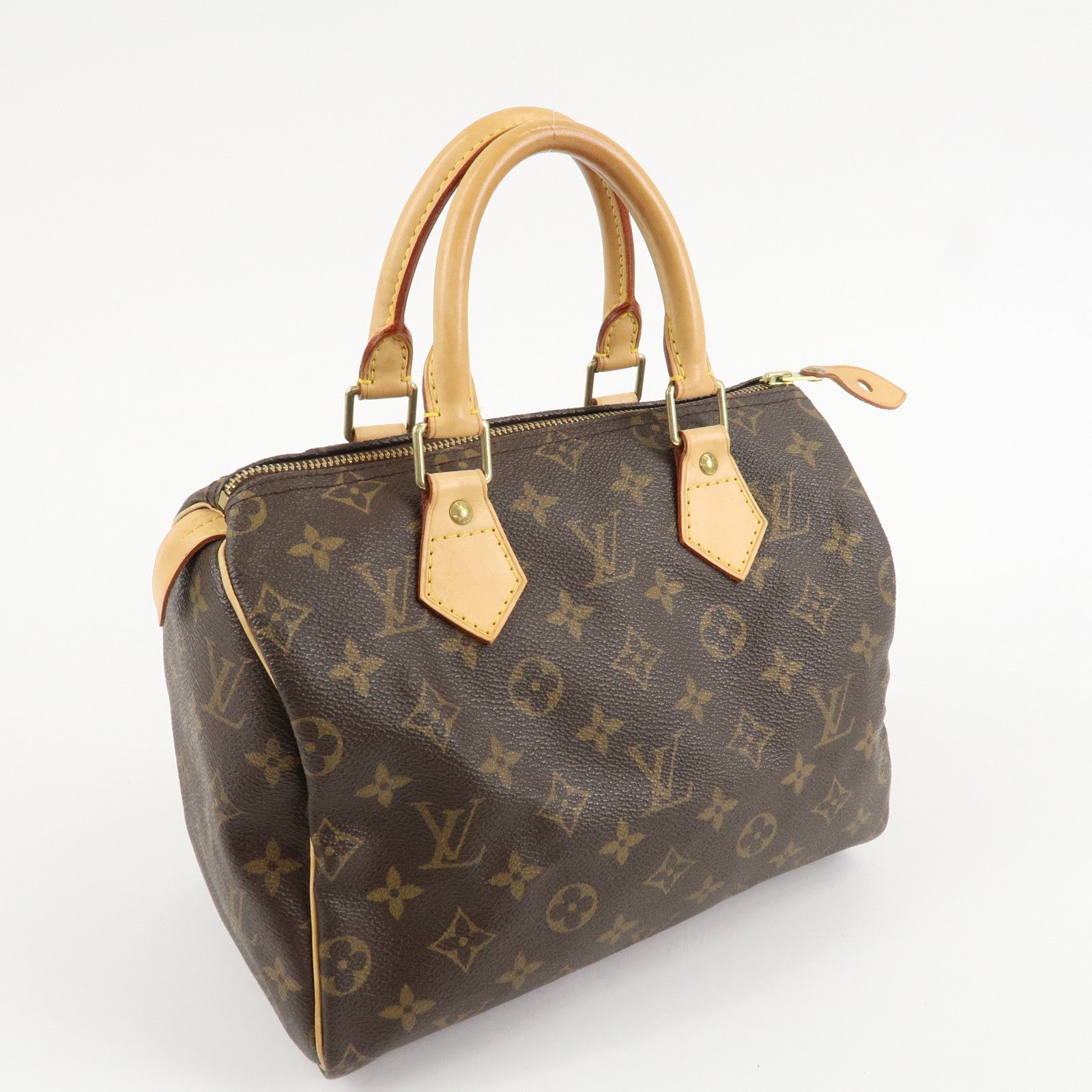 Louis Vuitton Monogram Speedy 25 Hand Bag Boston Bag M41528 Used