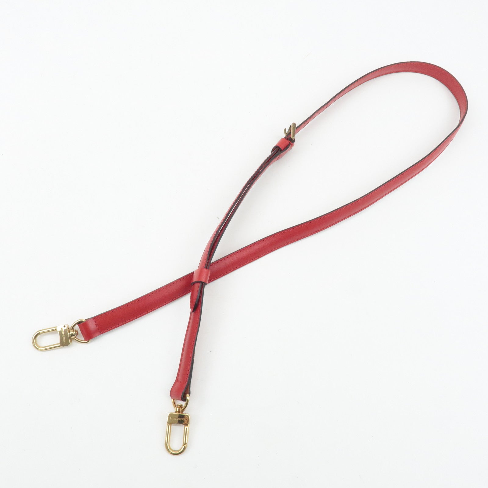 Louis Vuitton Adjustable Shoulder Strap for Epi Bags Castilian Red 120cm Used