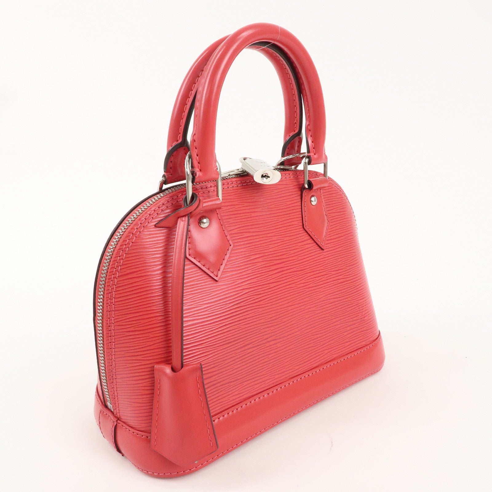 Louis Vuitton Epi Alma BB 2Way Hand Shoulder Bag Hot Pink M42048