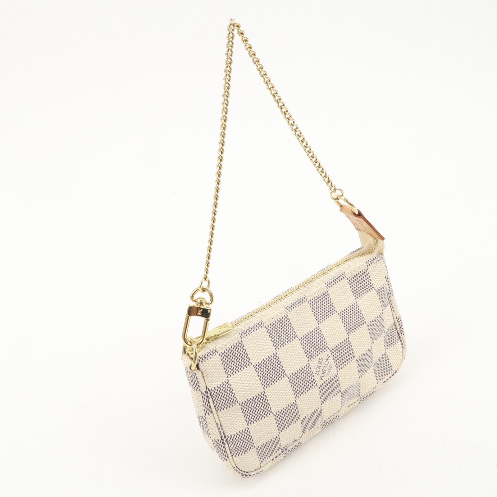 Louis Vuitton Damier Azur Mini Pochette Accessoires Pouch N58010 Used