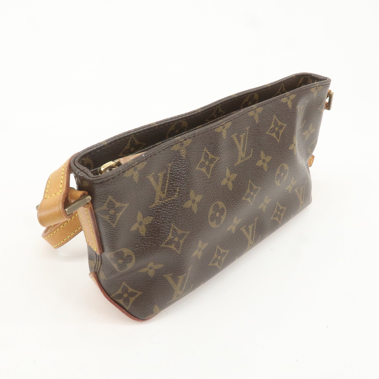 Louis Vuitton Monogram Trotteur Shoulder Bag Brown M51240