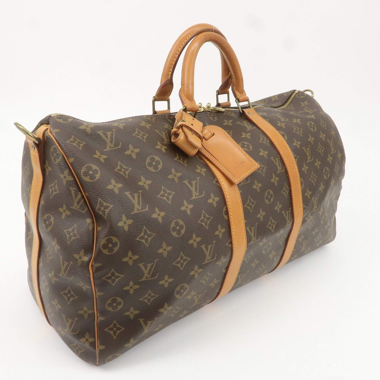 Louis Vuitton Monogram Keep All 50 Boston Bag M41416