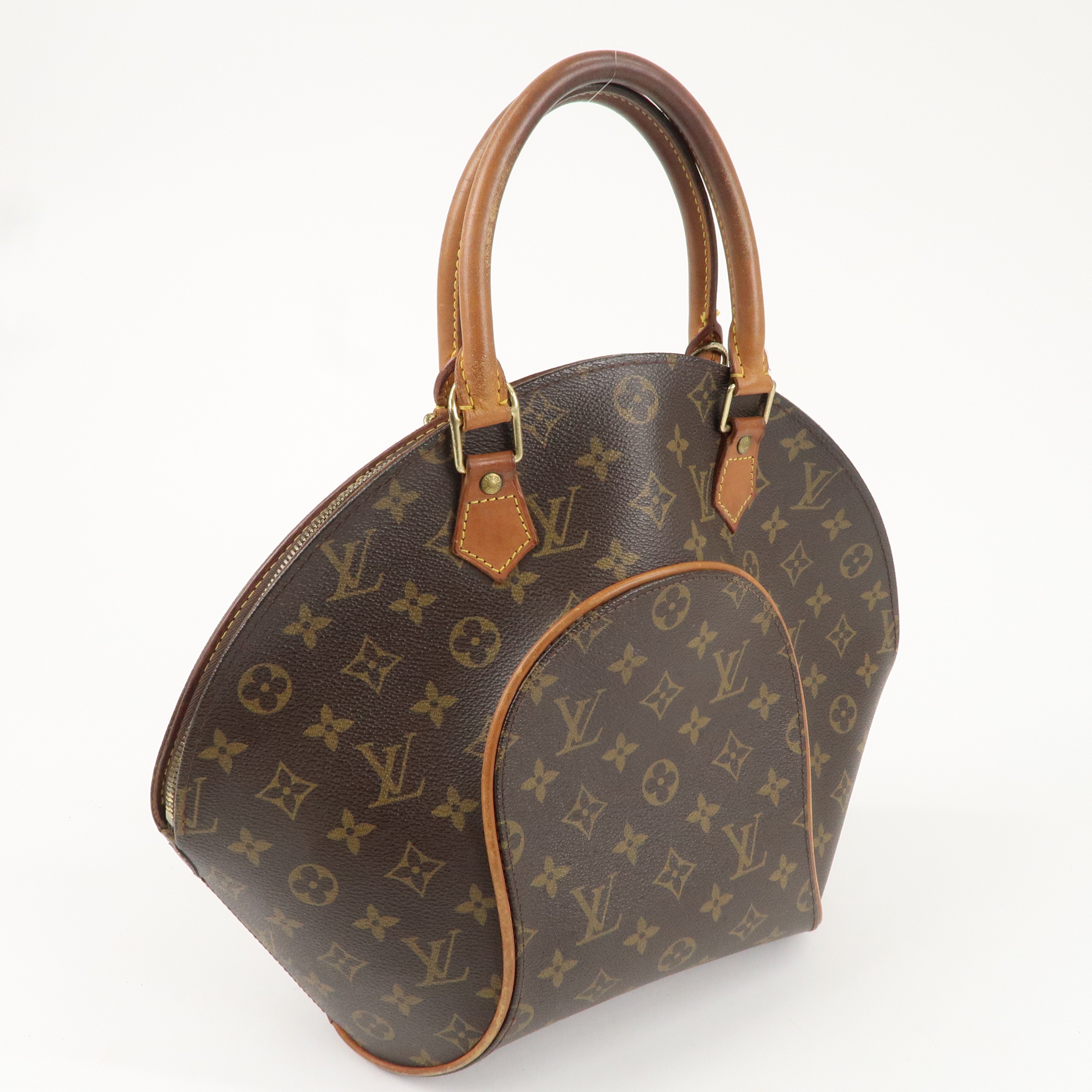 Louis Vuitton Monogram Ellipse MM Hand Bag Brown M51126