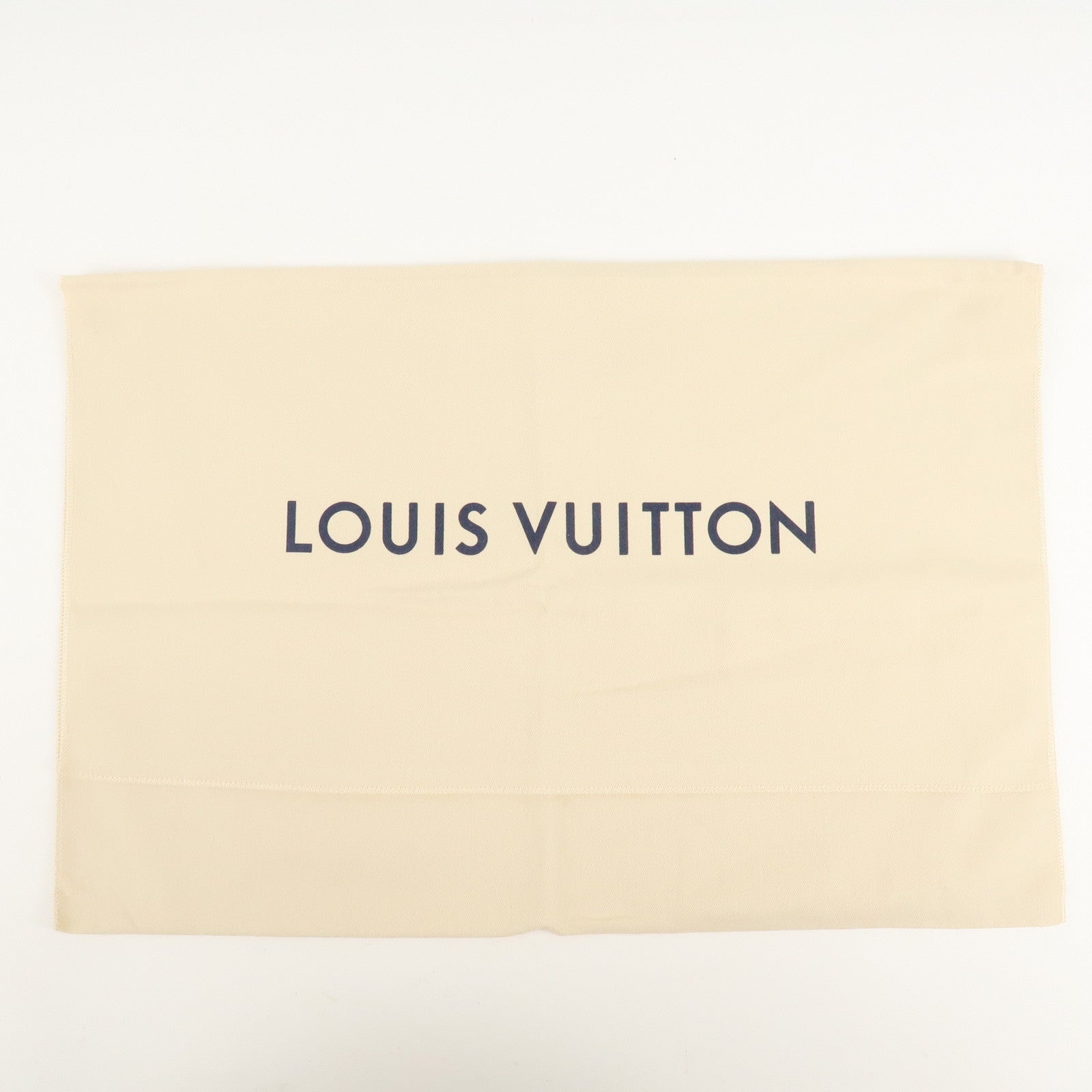 Louis Vuitton Set of 12 Dust Bag Beige Brown Flap Style Used