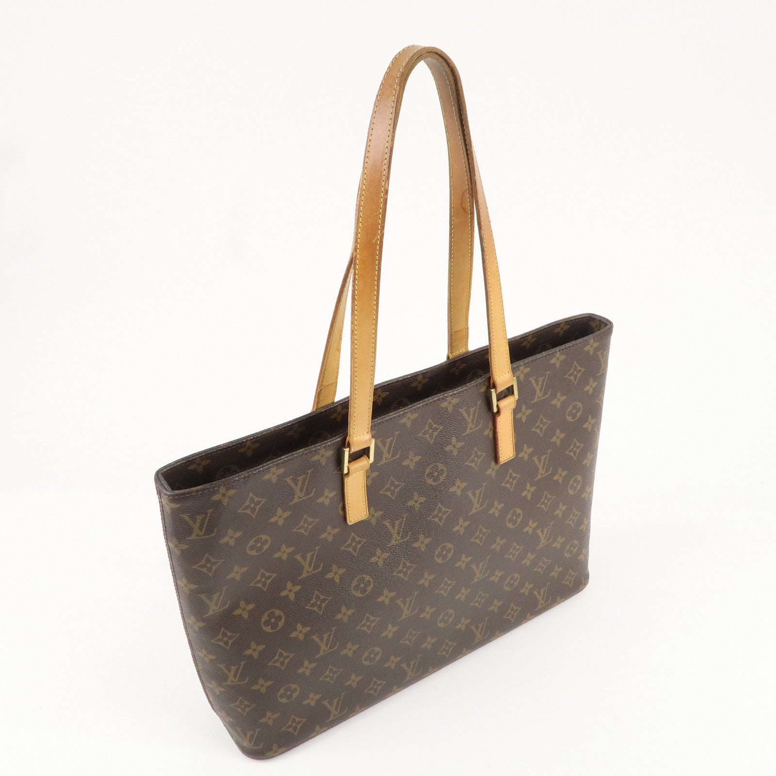 Louis Vuitton Monogram Luco Tote Bag Hand Bag Brown M51155