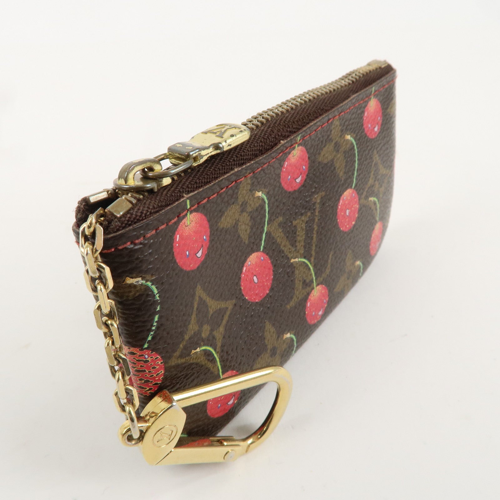 Louis Vuitton Monogram Cherry Pochette Cles Coin Case M95042