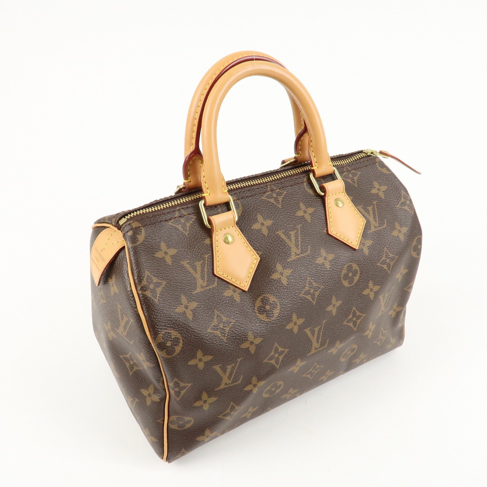 Louis Vuitton Monogram Speedy 25 Hand Bag Boston Bag M41109 Used