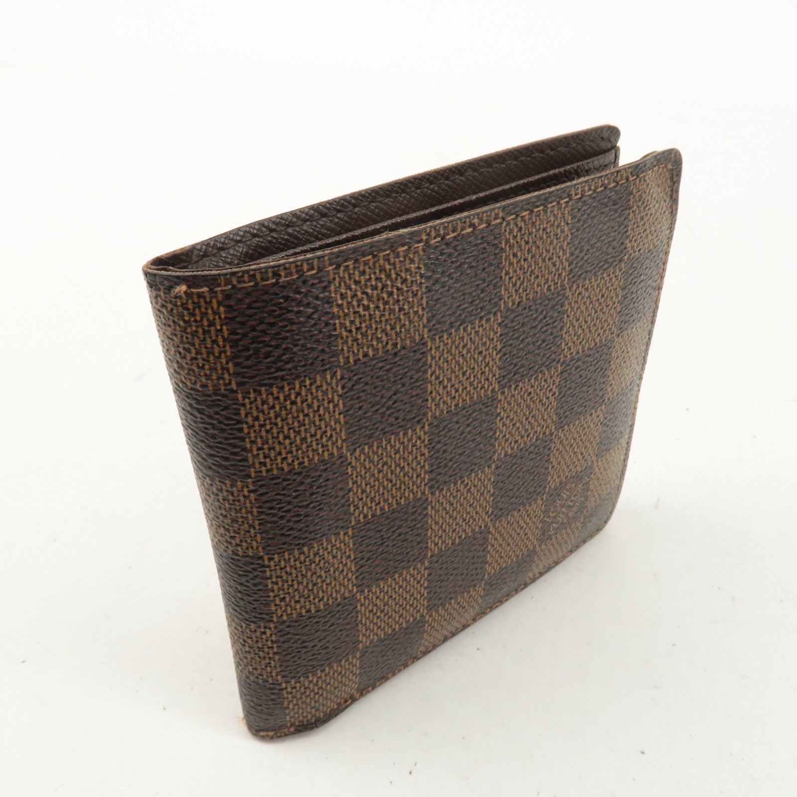 Louis Vuitton Damier Ebene Portefeuille Marco Wallet N61675