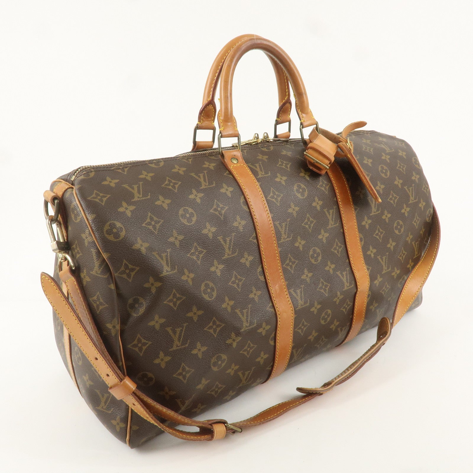 Louis Vuitton Monogram Keep All 50 Boston Bag M41416