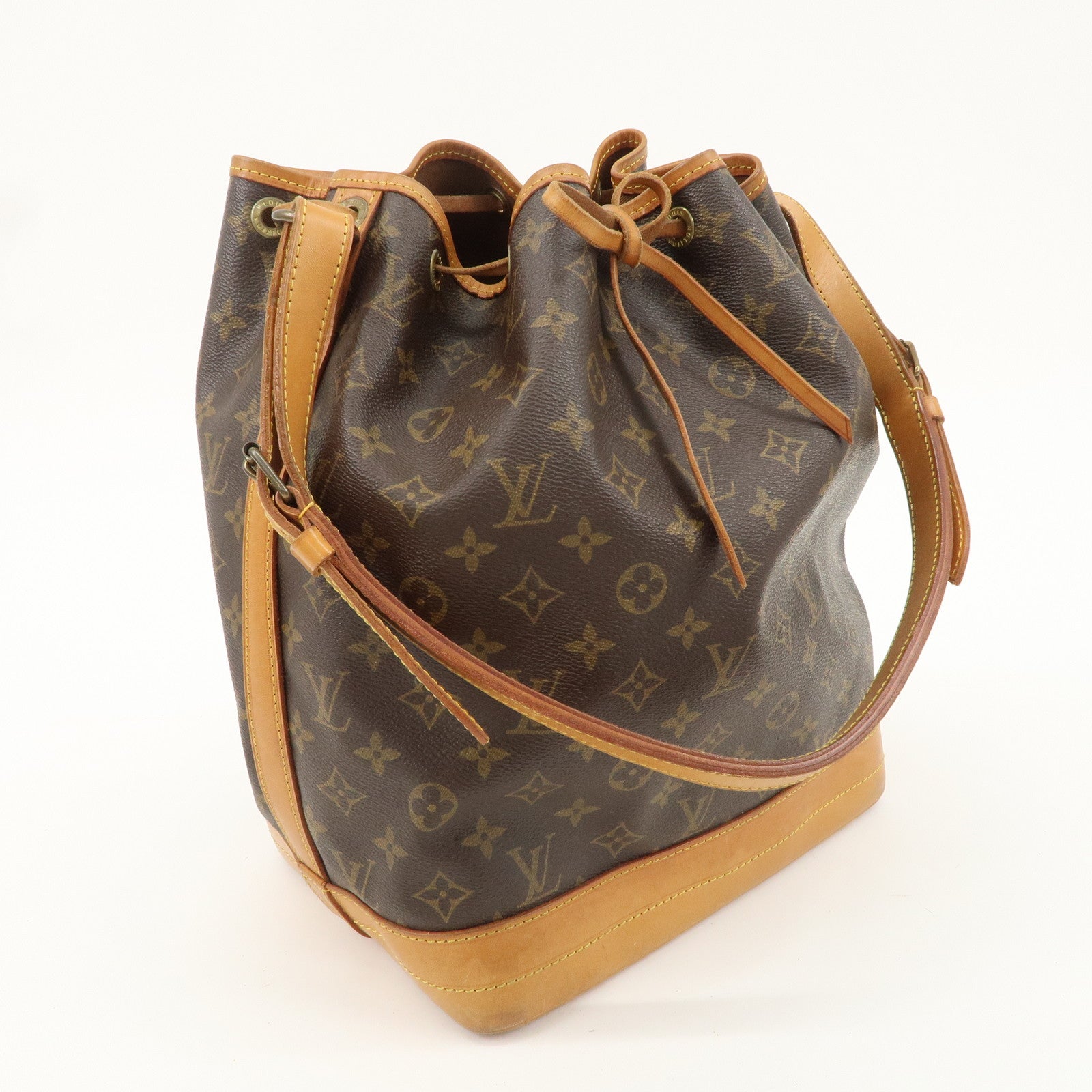 Louis Vuitton Monogram Noe Shoulder Bag Hand Bag Brown M42224