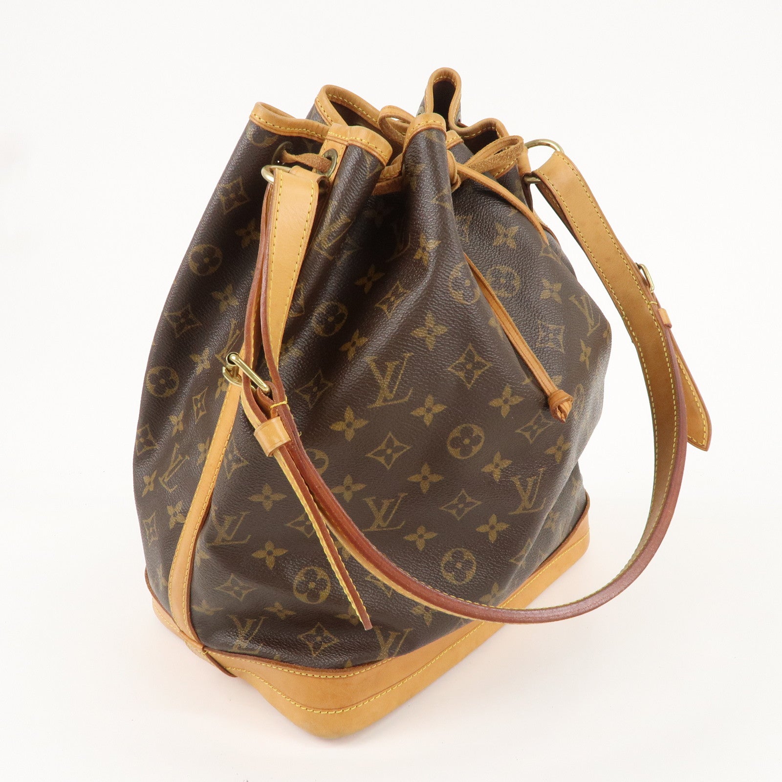 Louis Vuitton Monogram Noe Shoulder Bag Brown M42224