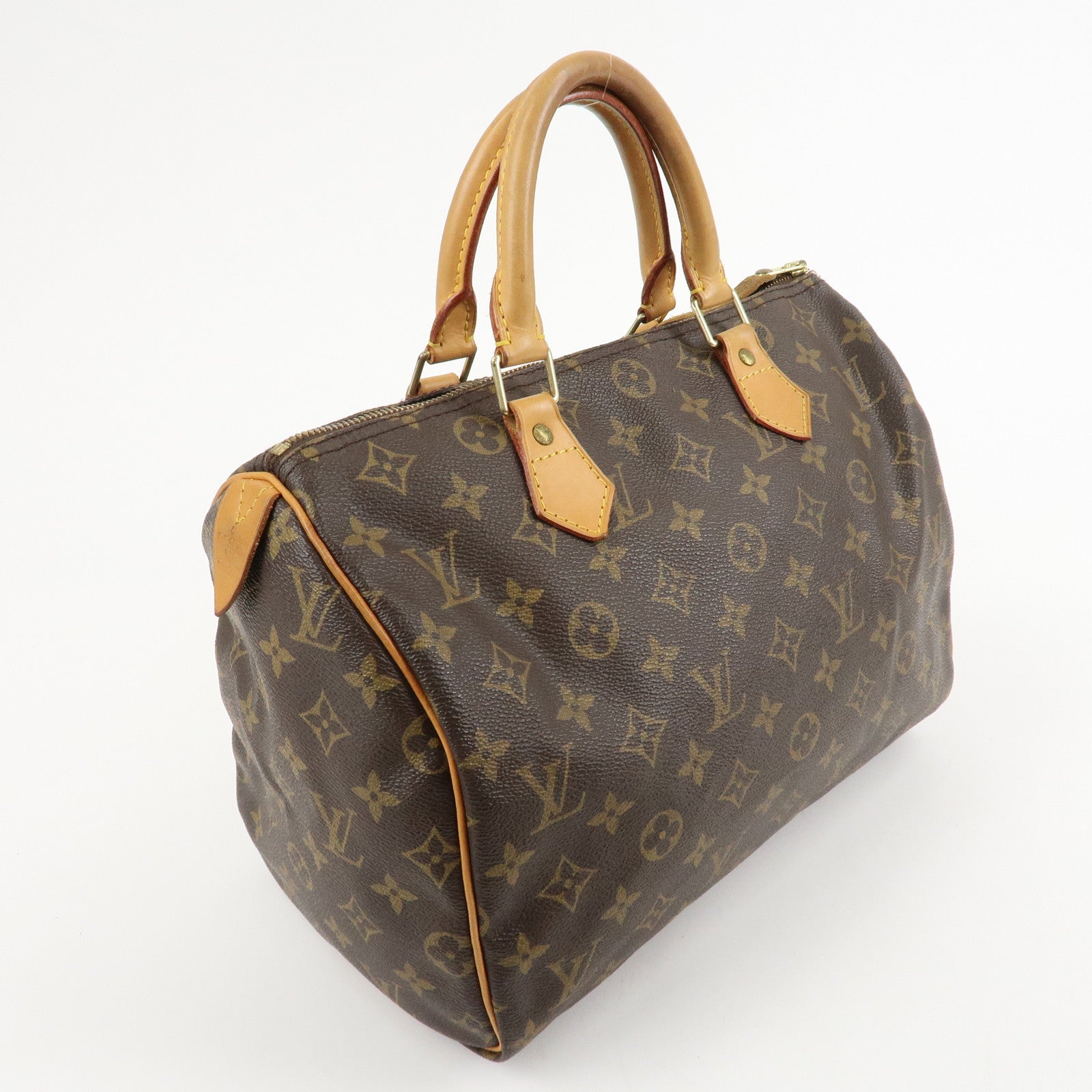 Louis Vuitton Monogram Speedy 30 Hand Bag Boston Bag M41526 Used