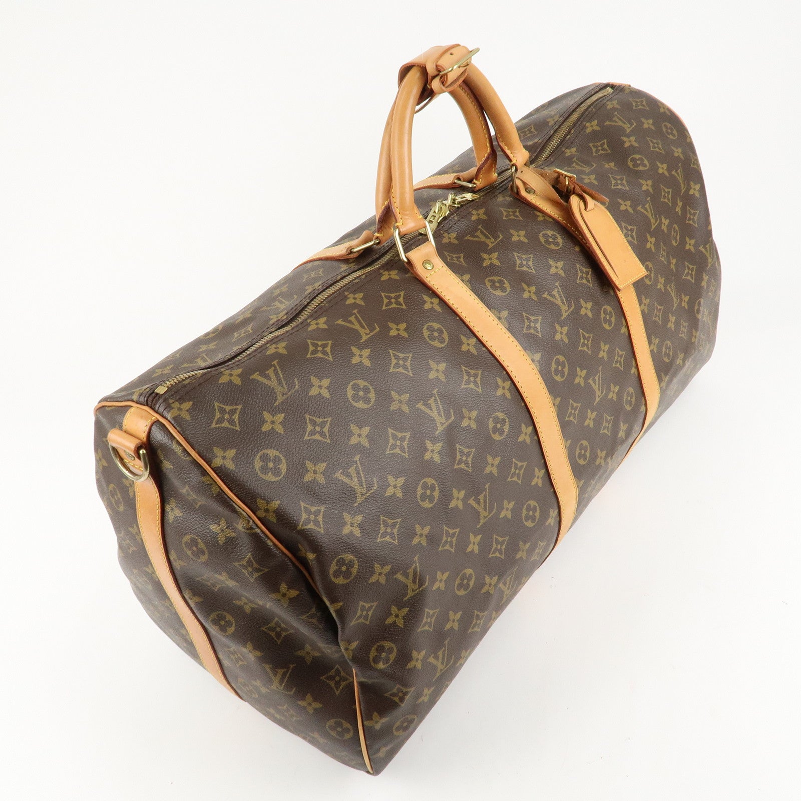 Louis Vuitton Monogram Keep All Bandouliere 60 Boston Bag M41412 Used